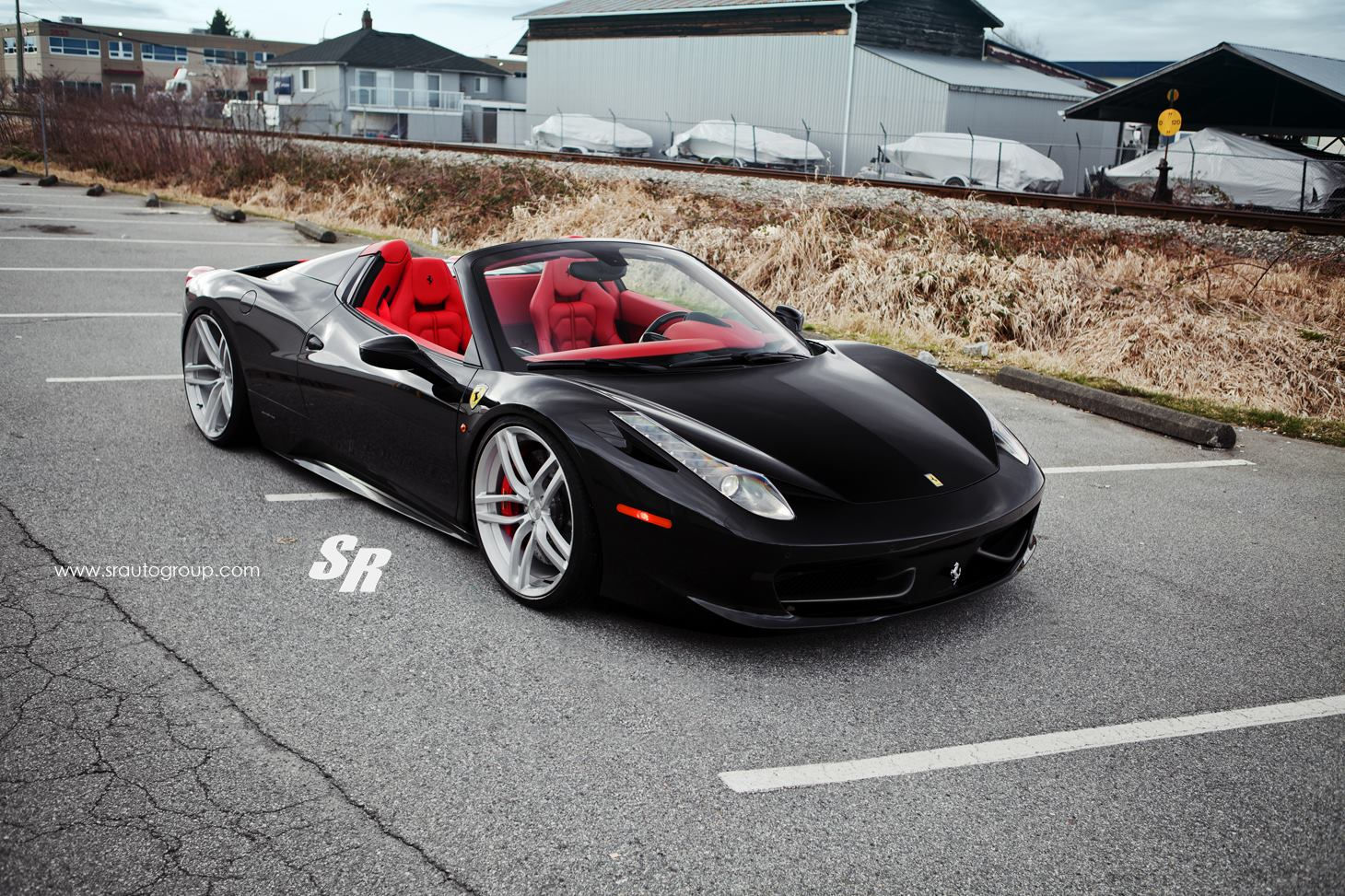 Wallpaper #aAAX6o4BSdW8dNouEQ6W37 Nero Daytona Ferrari 458 Spider with Pur Wheels by Sr Auto Gtspirit