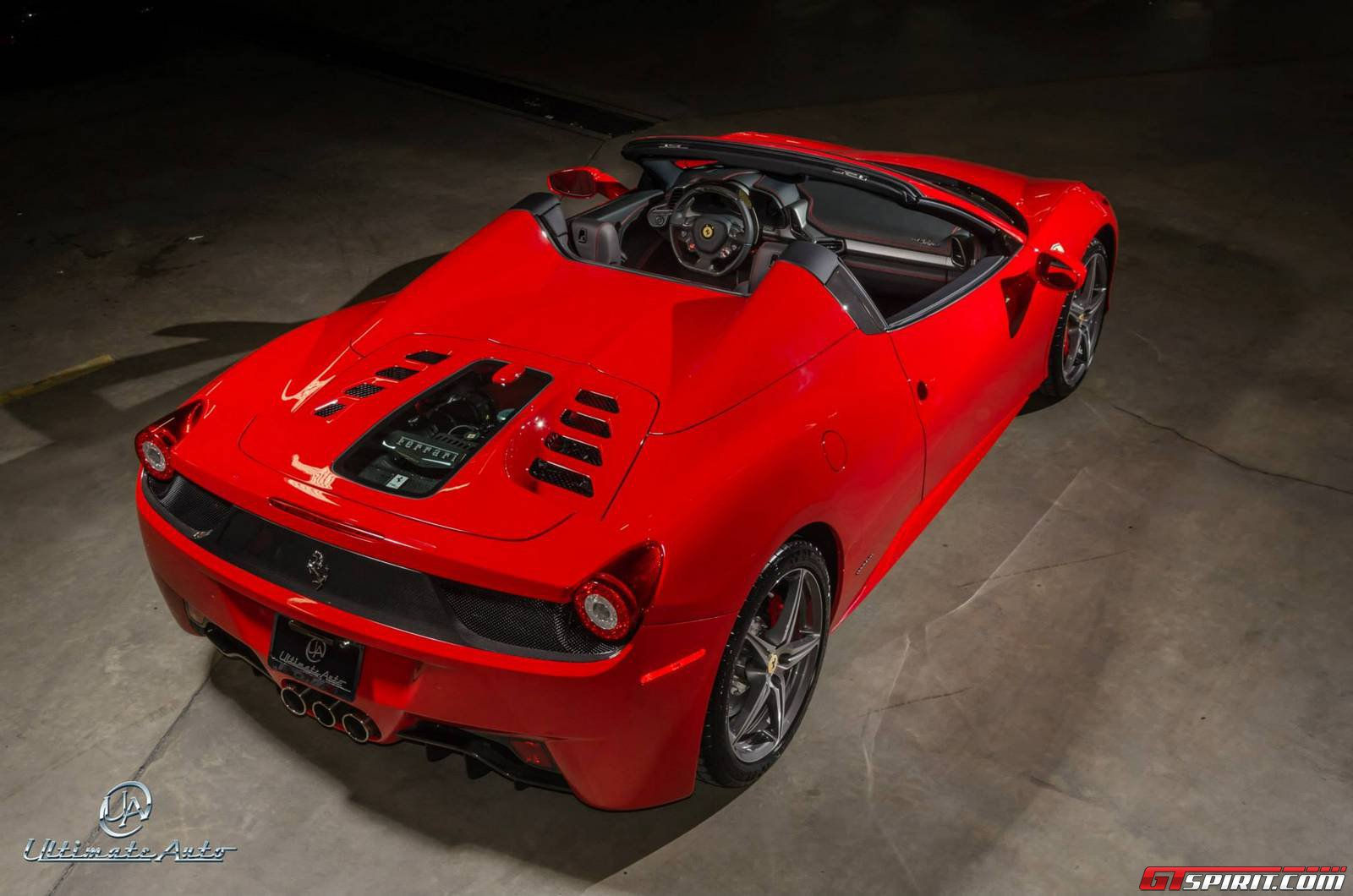 Wallpaper #8EW7l44B7YBJg1BVwaDY13 Red Ferrari 458 Spyder by Ultimate Auto Gtspirit