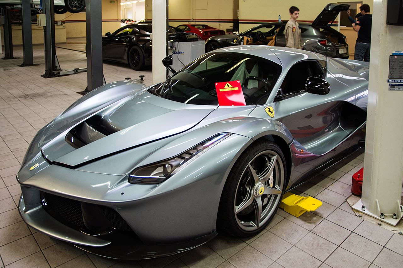 Wallpaper #IamqKZMBMYaX5LKBcdT3327 Grey Laferrari Arrives in Switzerland Gtspirit
