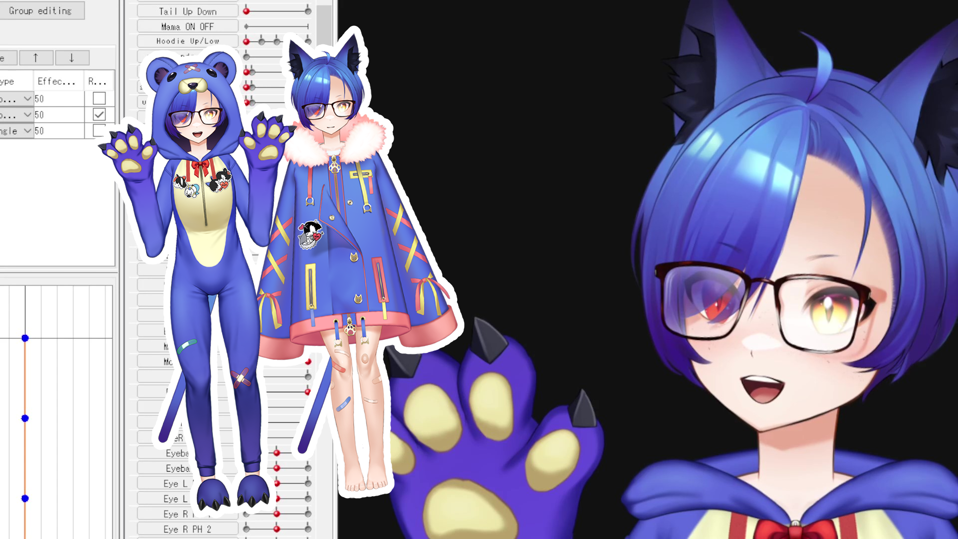 Wallpaper #82bd5 Customizable Cat Vtuber Model Multiple Cat Breeds Emotions Assets