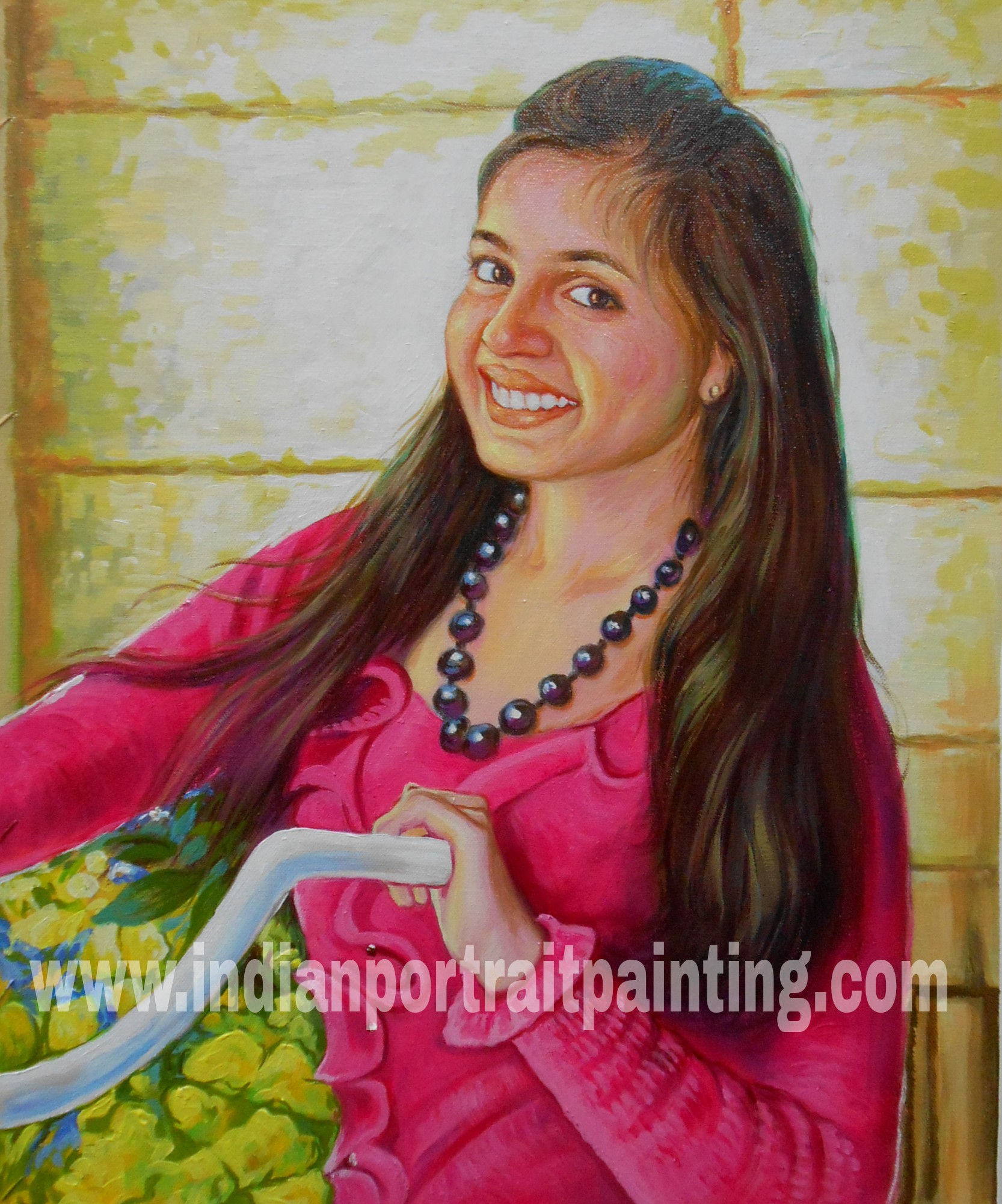 Wallpaper #W2g2IpMBSpphPi3-mTKk357 Oil Canvas Painter in Mumbai India Oil Canvas Portrait