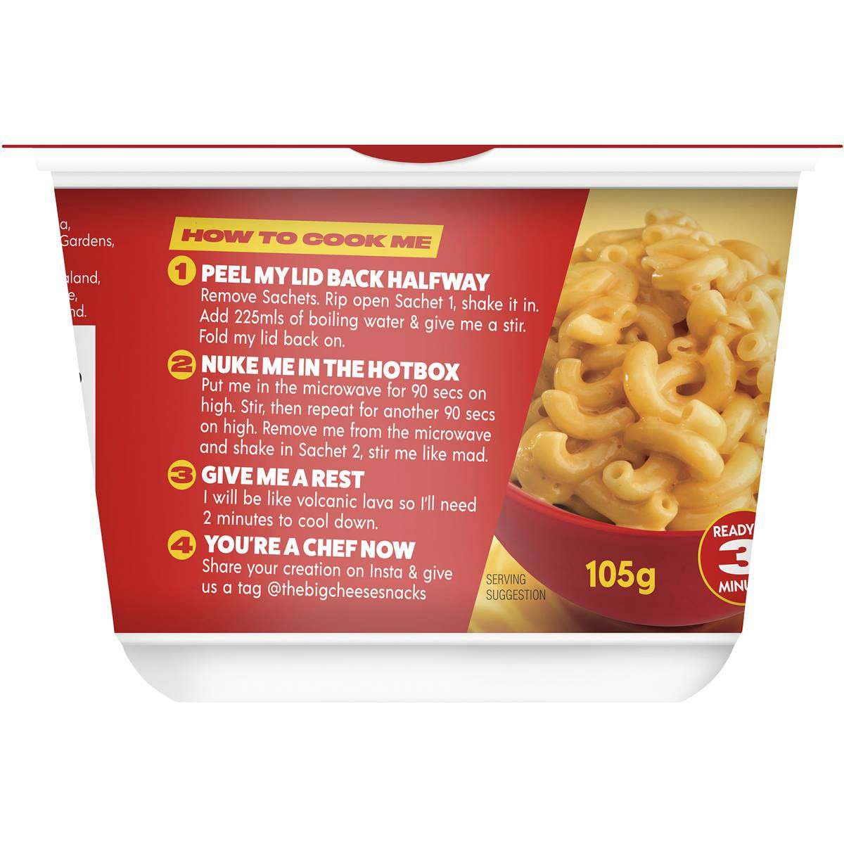 Wallpaper #BQM5YpMBpyOg8YnEGNKZ169 The Big Cheese Extra Large Mac Cheese 105g Woolworths