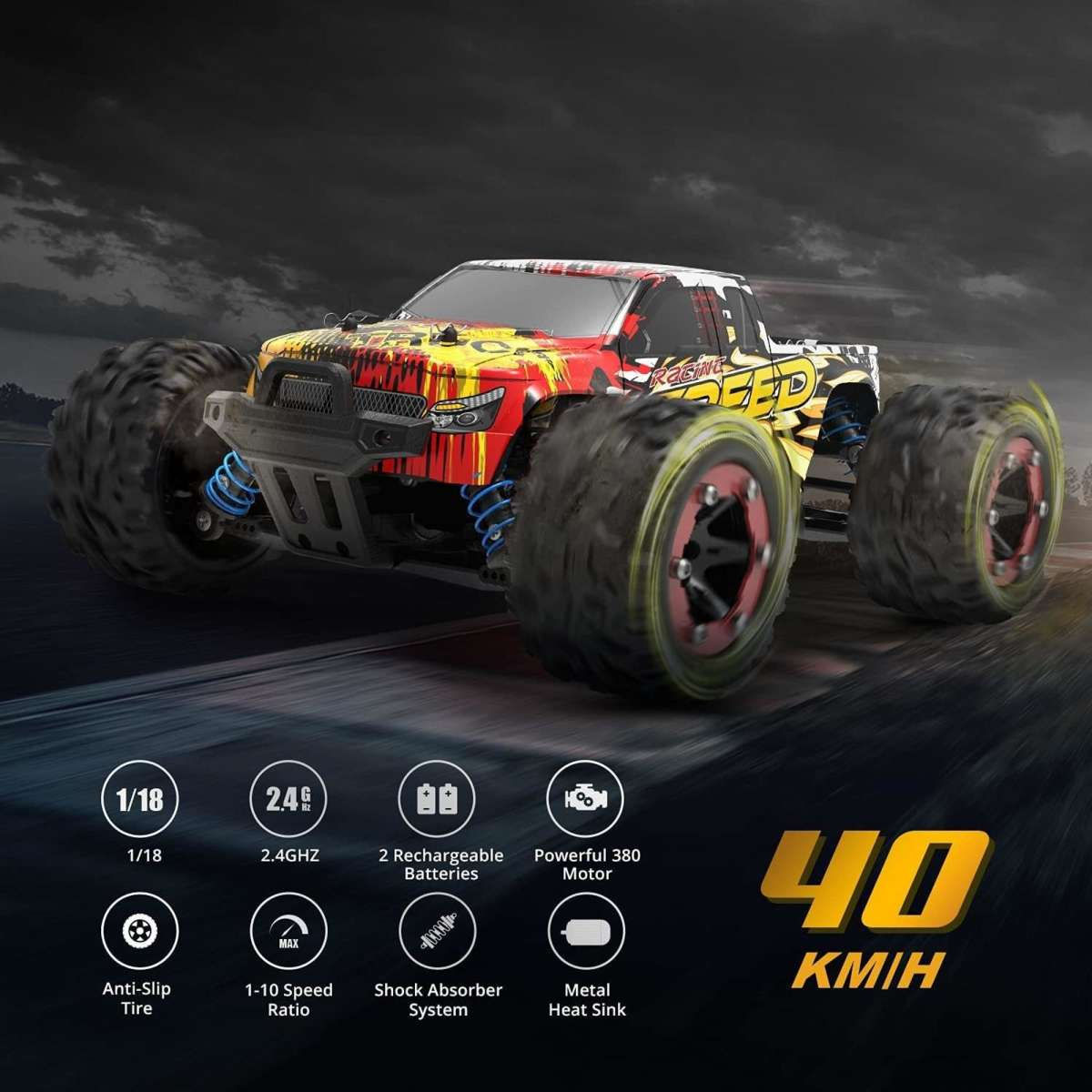 Wallpaper #jmelDJMBSpphPi3-s99F215 Deerc 9310 Rc Cars High Speed Remote Control Car 118 Off Road 4wd