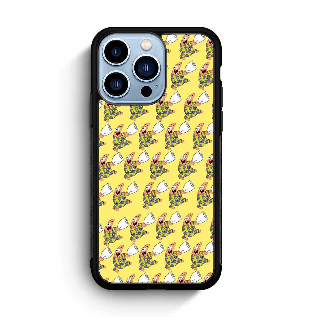 Wallpaper #0GfQDJMBSpphPi3-MeDy86 Patrick Star Pattern iPhone 13 iPhone 13 Mini iPhone 13 Pro