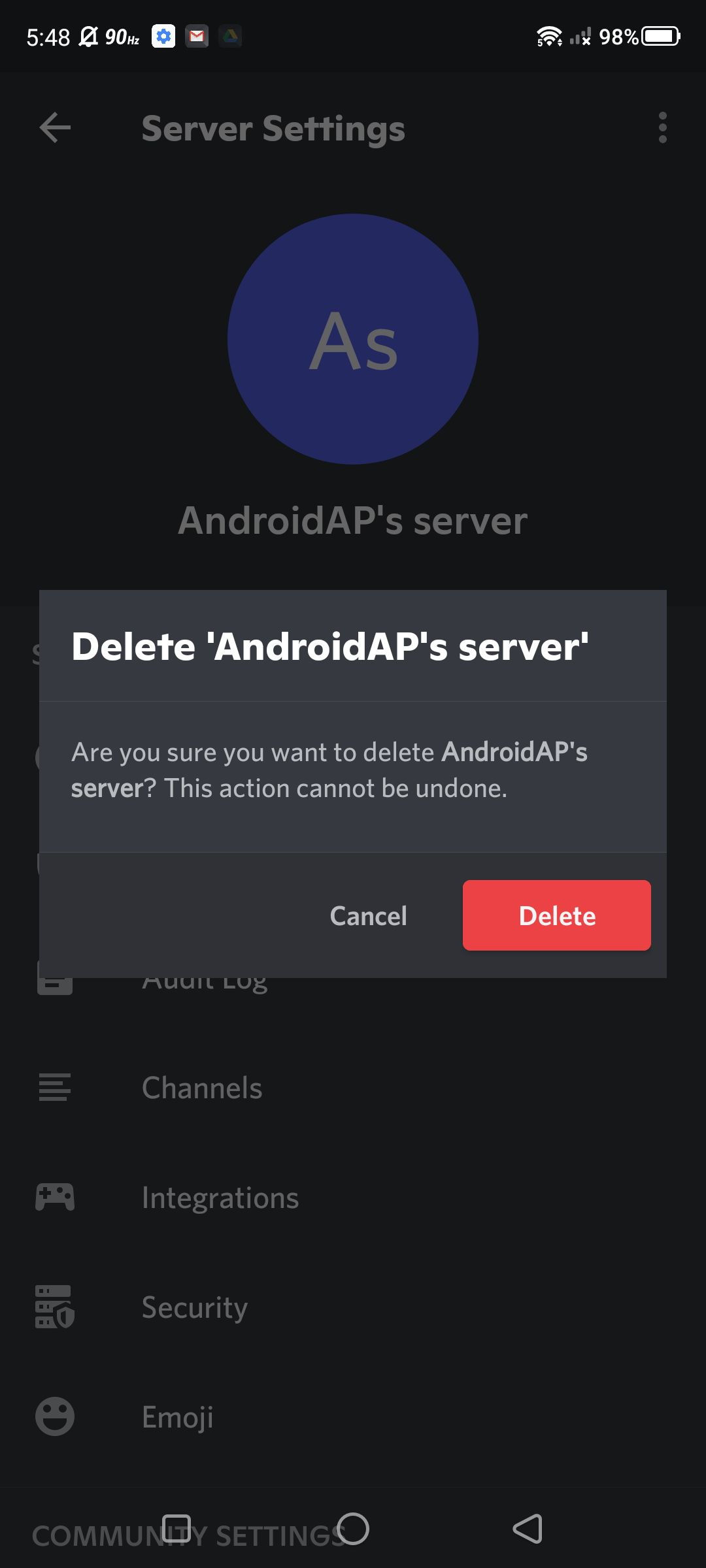 Wallpaper #xmc_AJMBSpphPi3-ZaUG265 How to Delete a Discord Server