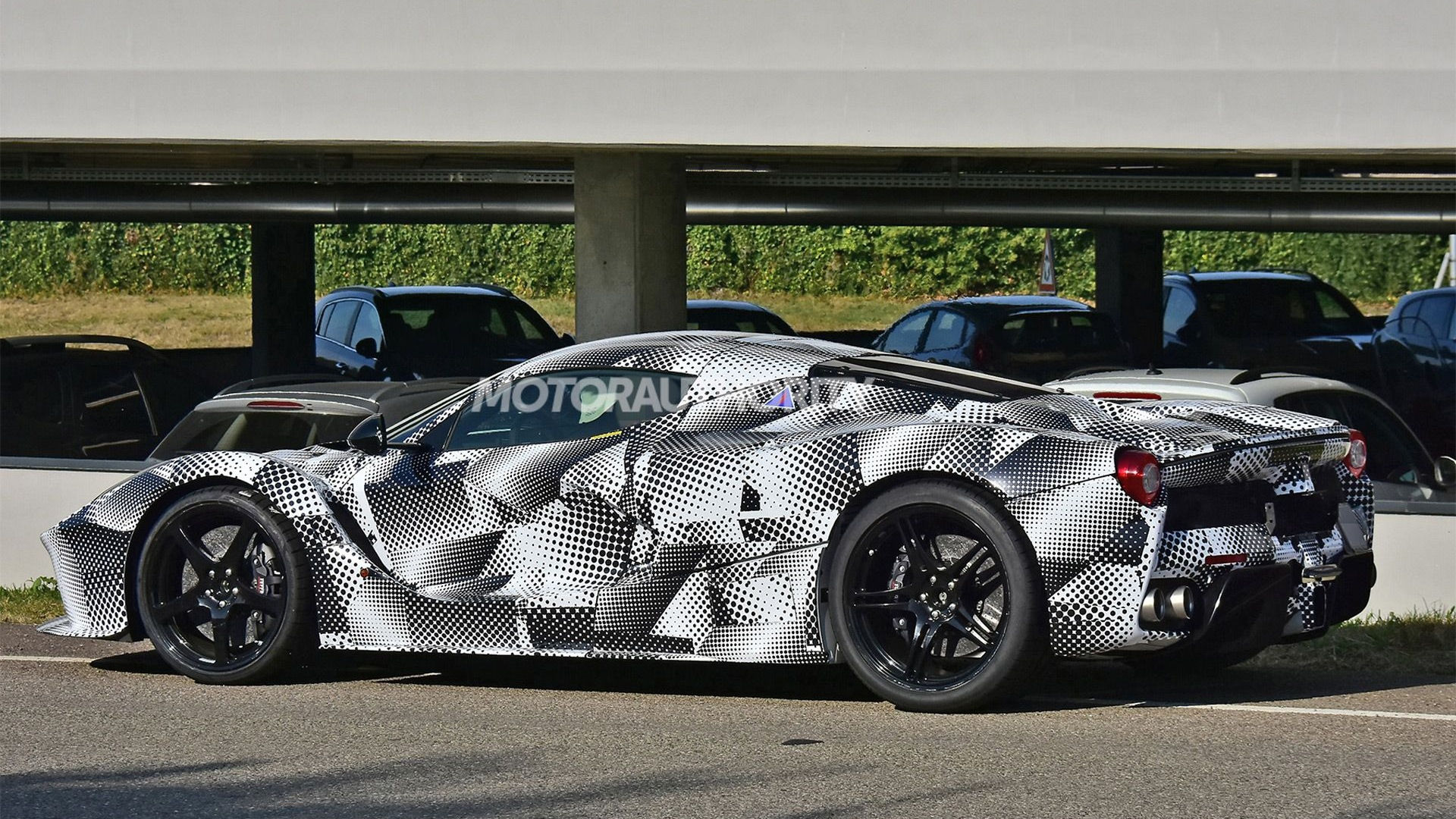 Wallpaper #bac7b Mysterious Ferrari Fxx K Evo Test Car Spied at the Nurburgring Carscoops