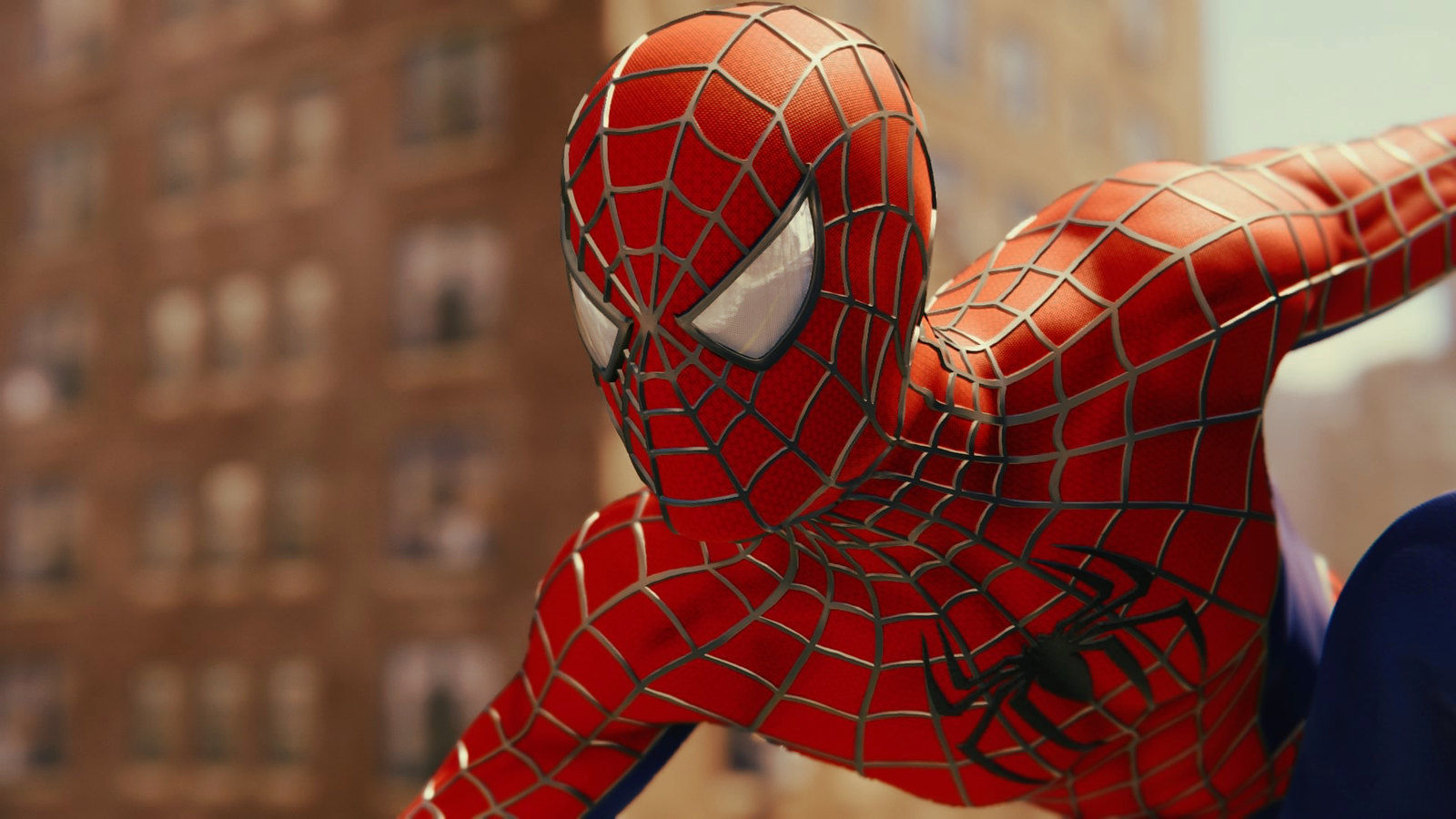 Wallpaper #chkHH48BtGB6xQ78P3oT3 Top 10 Gorgeous Spider Man Sam Raimi Suit Ingame Photo in Game