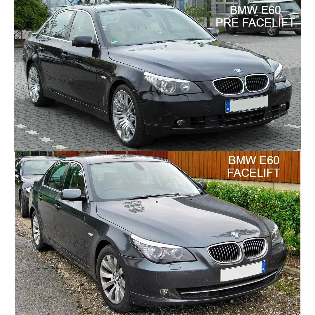 Wallpaper #FXQgwI4B_8f4nGFa9G2q13 BMW E60 Pre Facelift vs Facelift