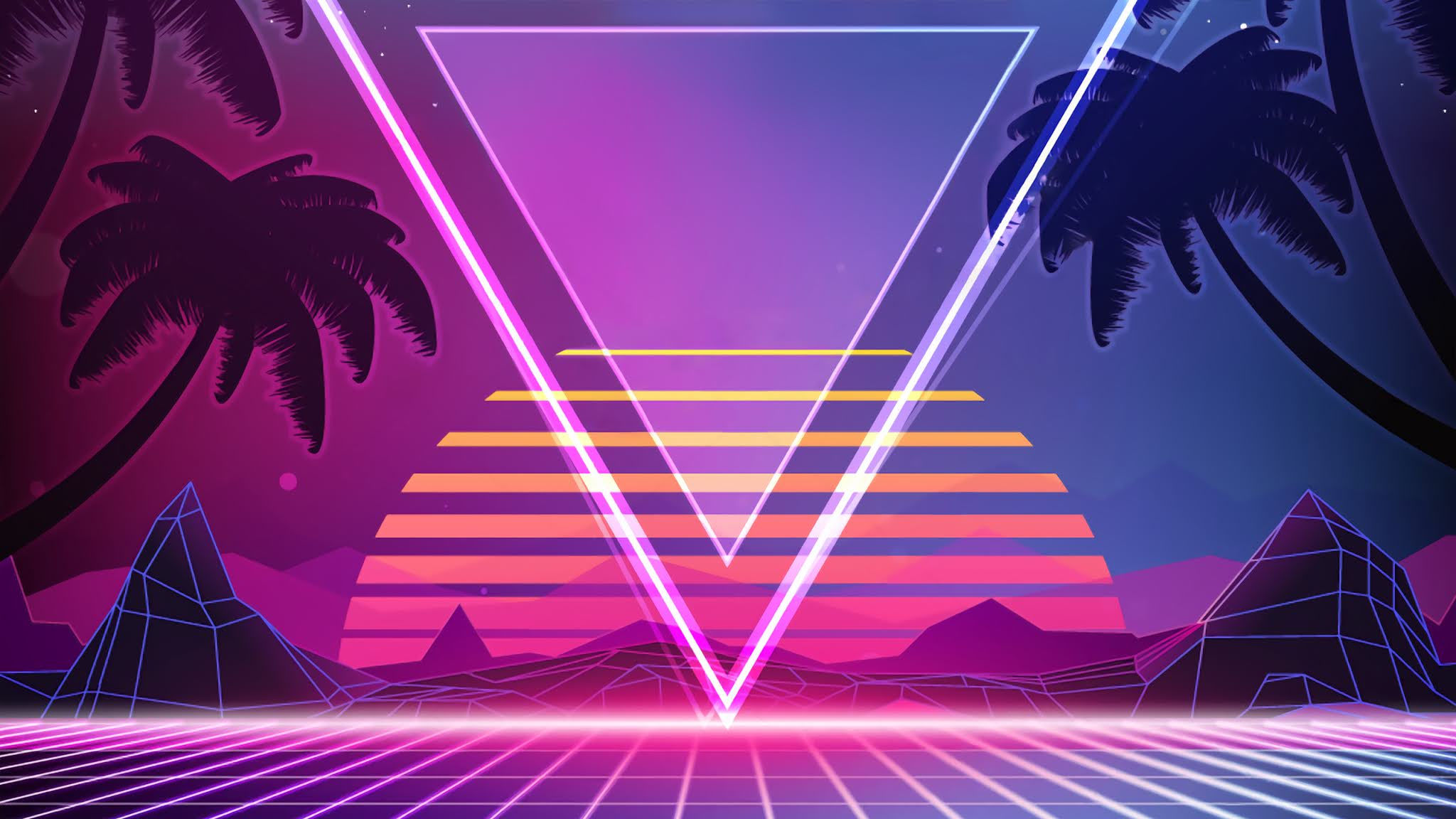 Wallpaper #_mci_5IBSpphPi3-xKEd59 iPhone 11 4K Retro Synthwave Wallpaper