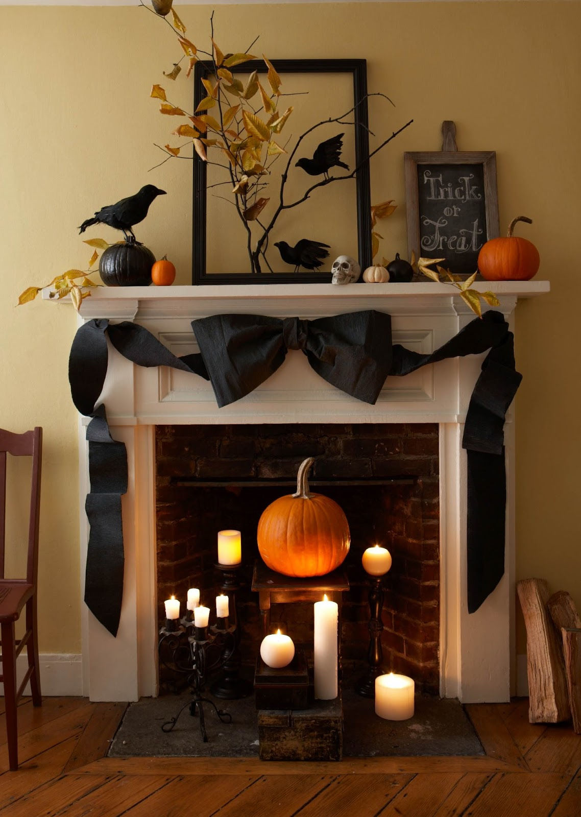Wallpaper #lQMqZpMBpyOg8YnE0dqs68 Karin Lidbeck Crepe Paper Halloween Back to Basics