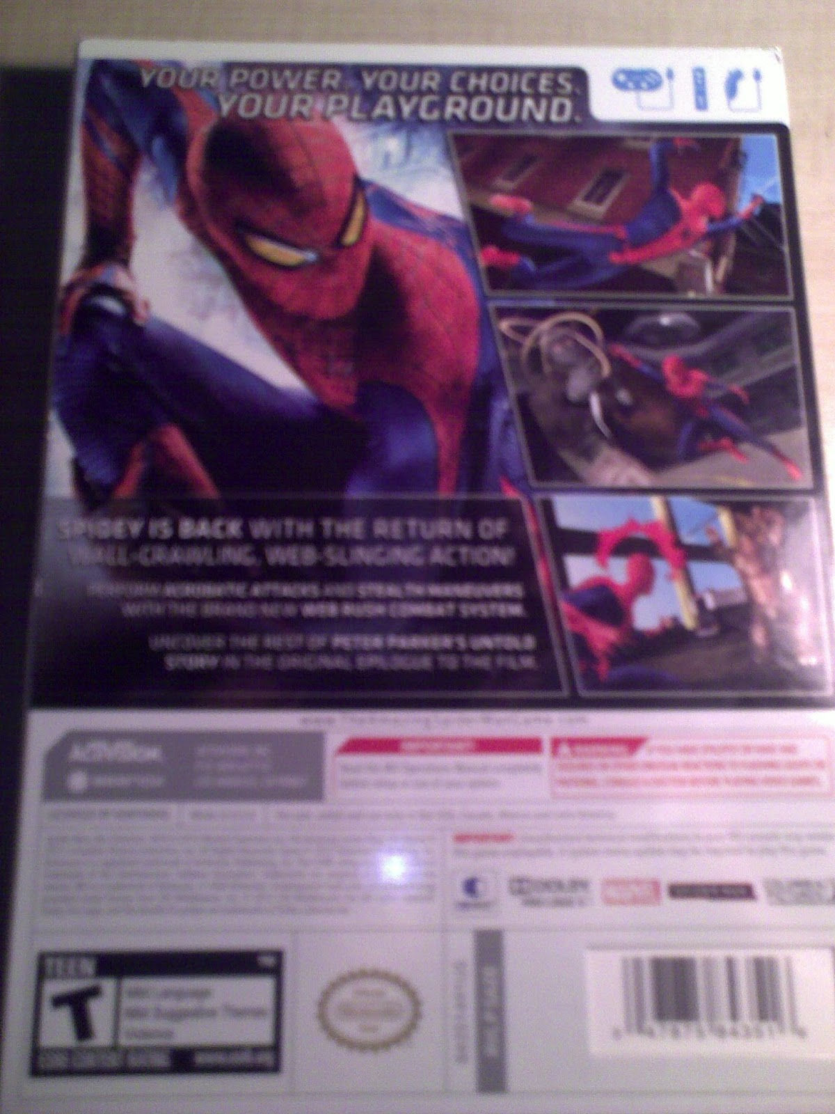 Wallpaper #f2hWHJMBSpphPi3-mSKd50 Cyberspace the Amazing Spiderman Wii Ntse Cover