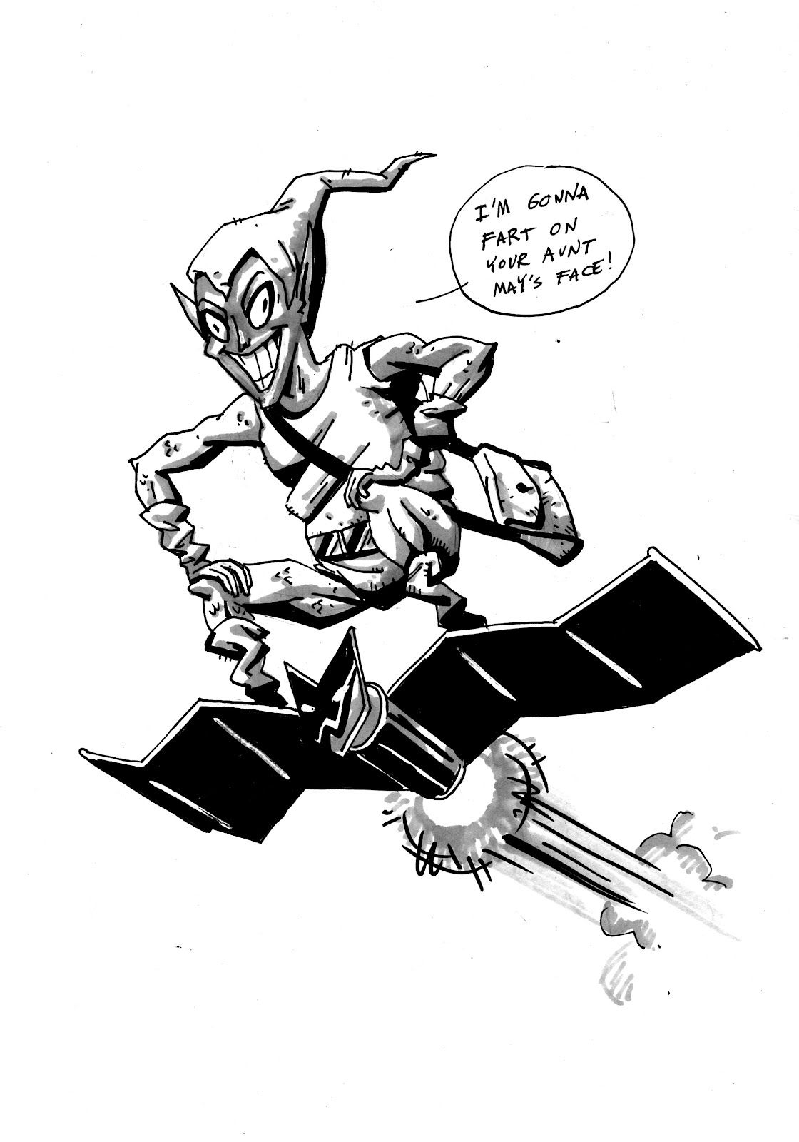 Wallpaper #GkAxMJMBJhL2WPbaVMA6267 Nicks Cartooning Blog the Green Goblin
