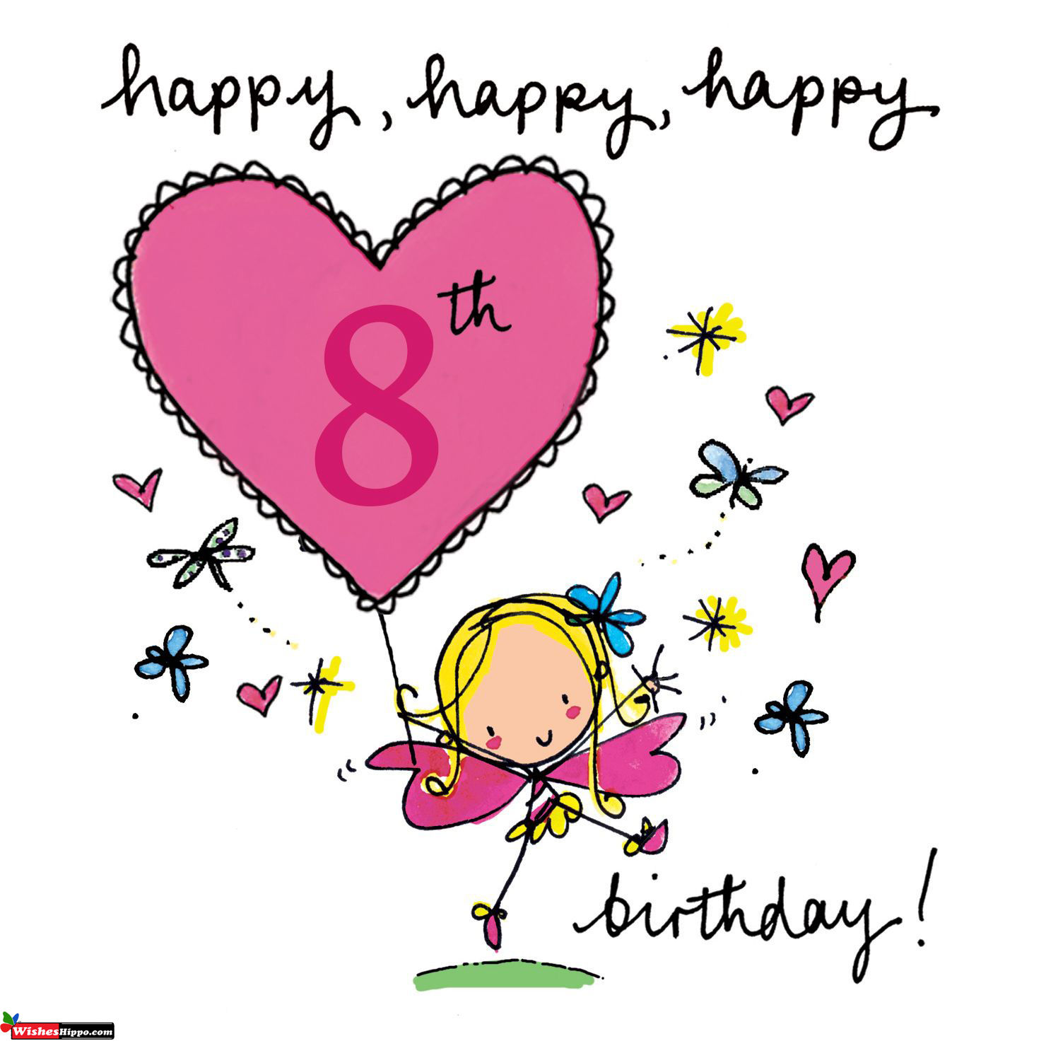 Wallpaper #64cf6 8th Birthday Quotes Happy Birthday Wishes for 8 Year Old