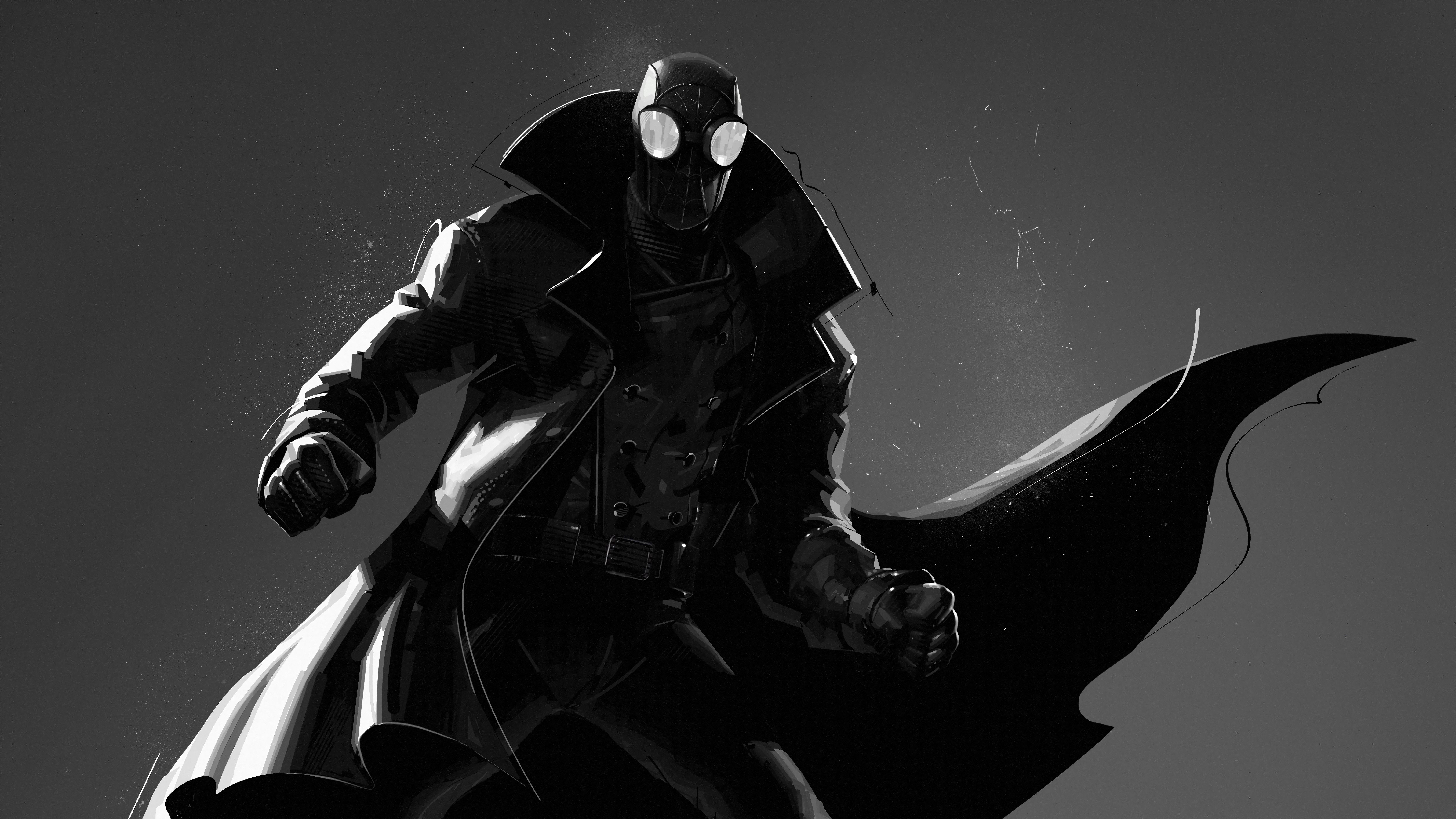 Wallpaper #kO-RS5MBMN-XEVvVcjtW155 Spider Man Noir Spider Man into the Spider Verse 8k 26 Wallpaper