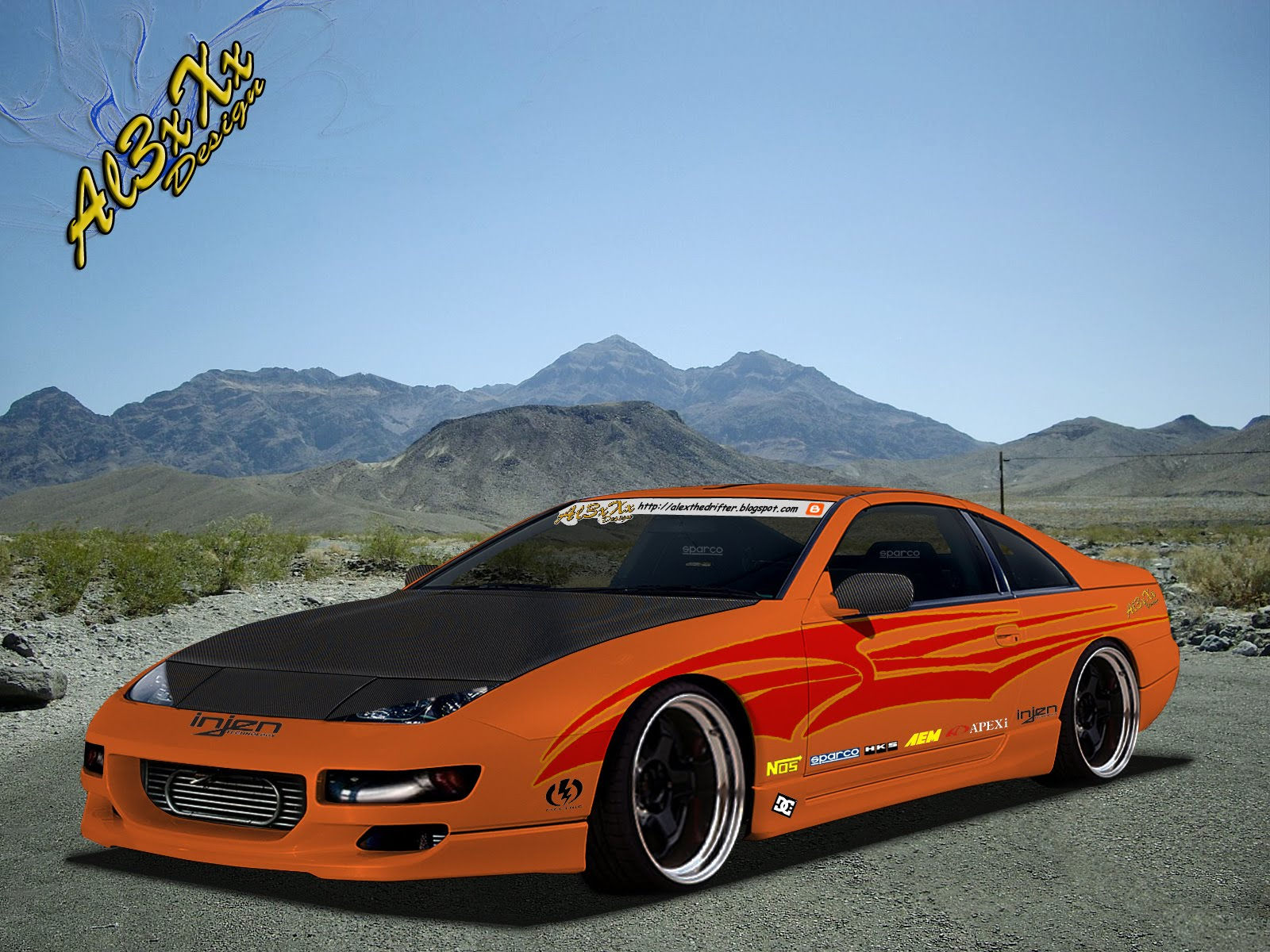 Wallpaper #WRlPJY8BtGB6xQ78LYZE24 Al3xxx Design Nissan 300zx Drift Style