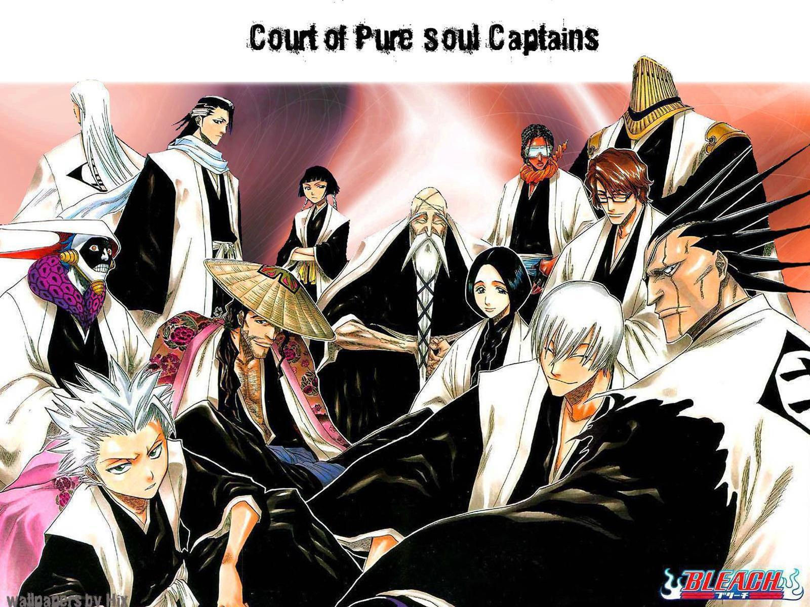 Wallpaper #eGc_9ZIBSpphPi3-s36N17 Anime Bleach Captains