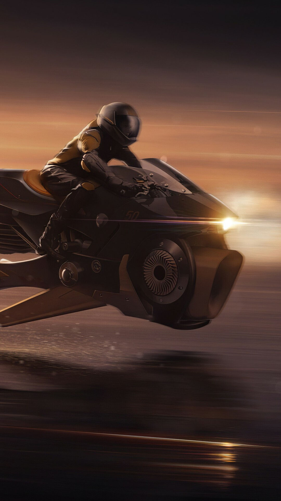 Wallpaper #l7h715IBJvJKYCmEbeMf144 Sci Fi Bike Race 4K