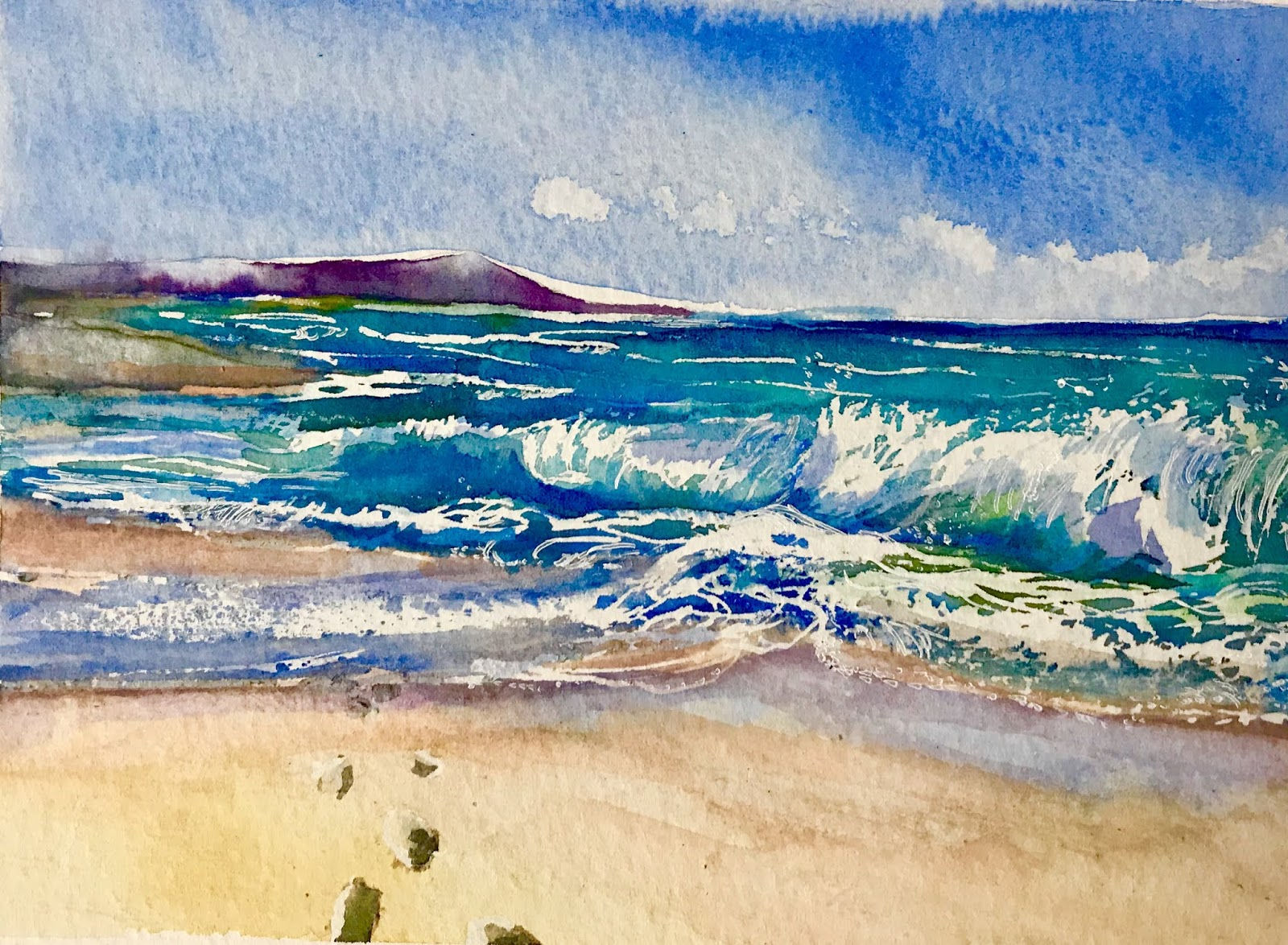 Wallpaper #eLjwjZIBJvJKYCmEXNmI51 Suzanne Williams Art Watercolour Seascapes Mixed Media Seascapes