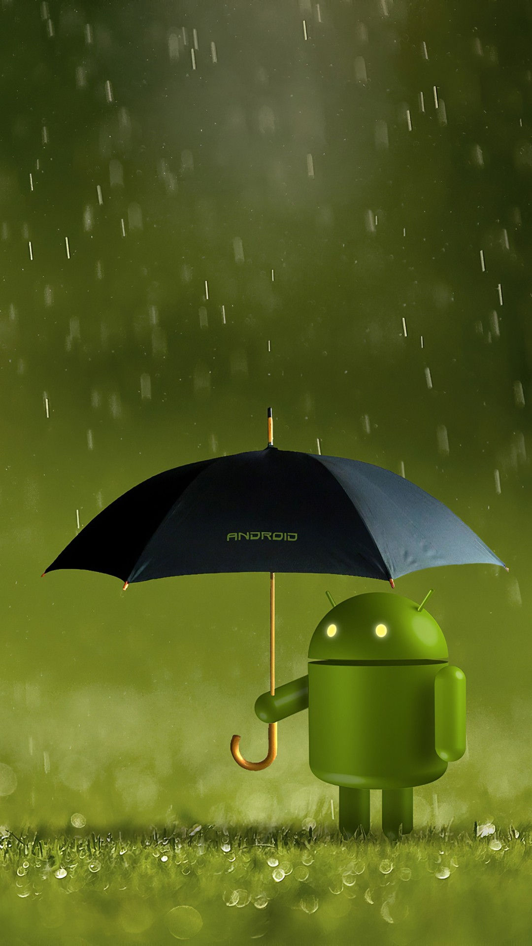 Wallpaper #WAP9ZpMBpyOg8YnEjNxk34 Papel De Parede Boneco Android Verde