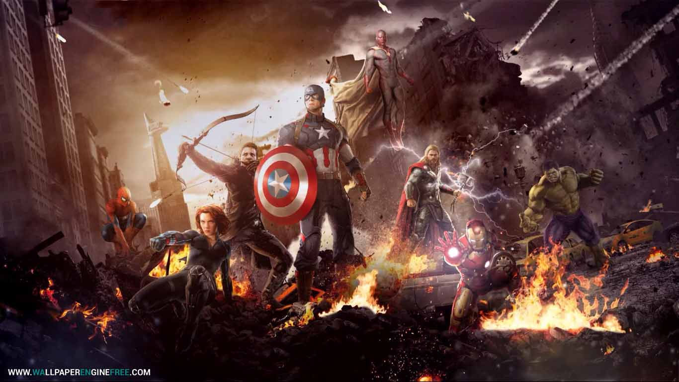 Wallpaper #WqWwOJMBVBiSkHCa7o4299 The Avengers Wallpaper Engine Free