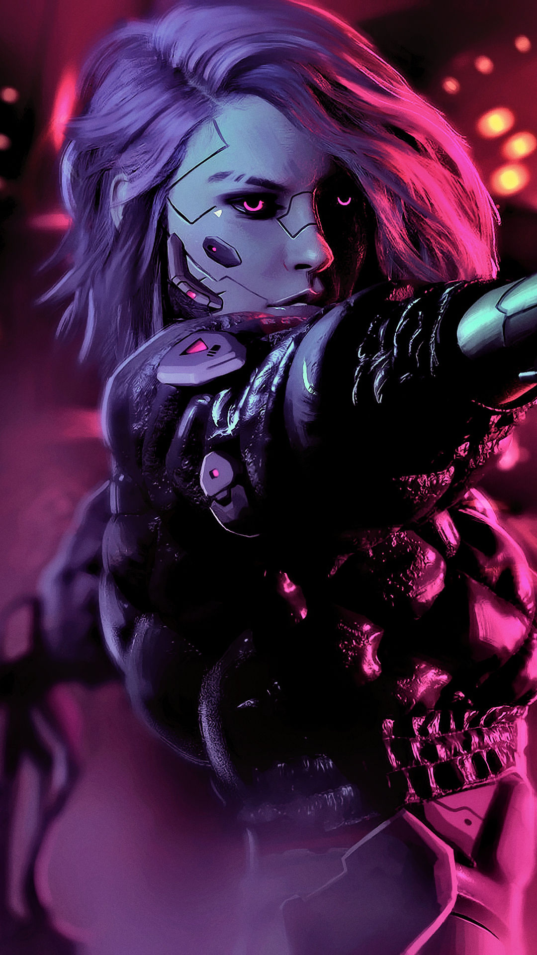 Wallpaper #9AAV644BSdW8dNouNhD218 Cyborg Girl Cyberpunk 4K Free Wallpapers for Apple iPhone and Samsung