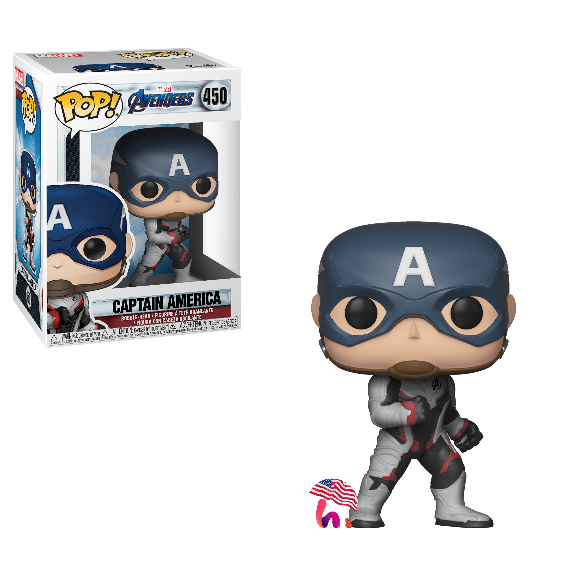 Wallpaper #36VyOJMBVBiSkHCa6I2W269 Mo Hinh Funko Pop Marvel Avengers Endgame Captain America Chinh