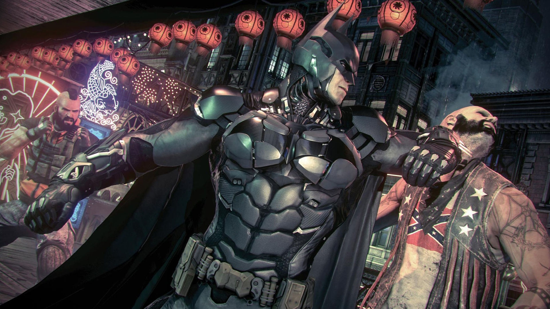 Wallpaper #ogBl644BSdW8dNouCxHA50 Batman Arkham Knight Game Fighting HD 1920x1080jpg 19201080