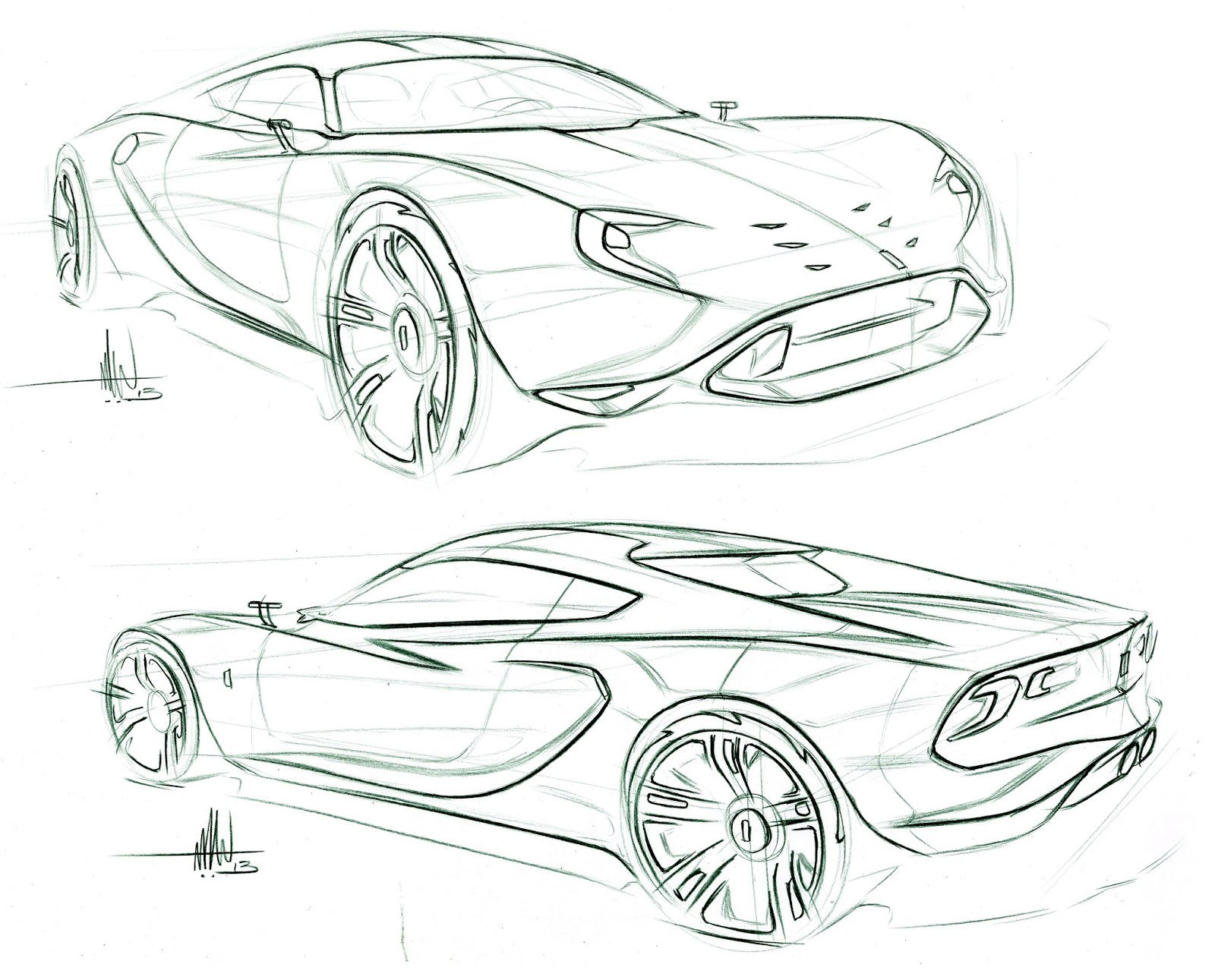 Wallpaper #nxkaBo8BtGB6xQ78KlOk55 Mcgee Car Design Ferrari Sketches