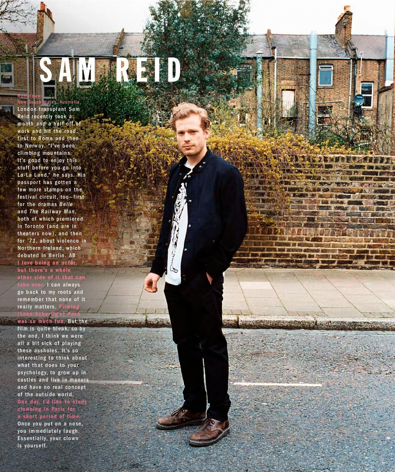 Wallpaper #52h-G5MBSpphPi3-iR_y457 Sam Reid Actor Wikipedia