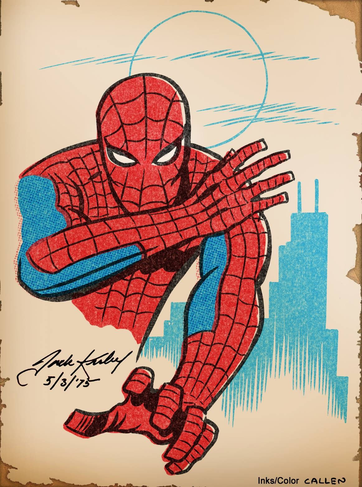 Wallpaper #W2c4_JIBSpphPi3-KZeF23 Spider Man by Kirby