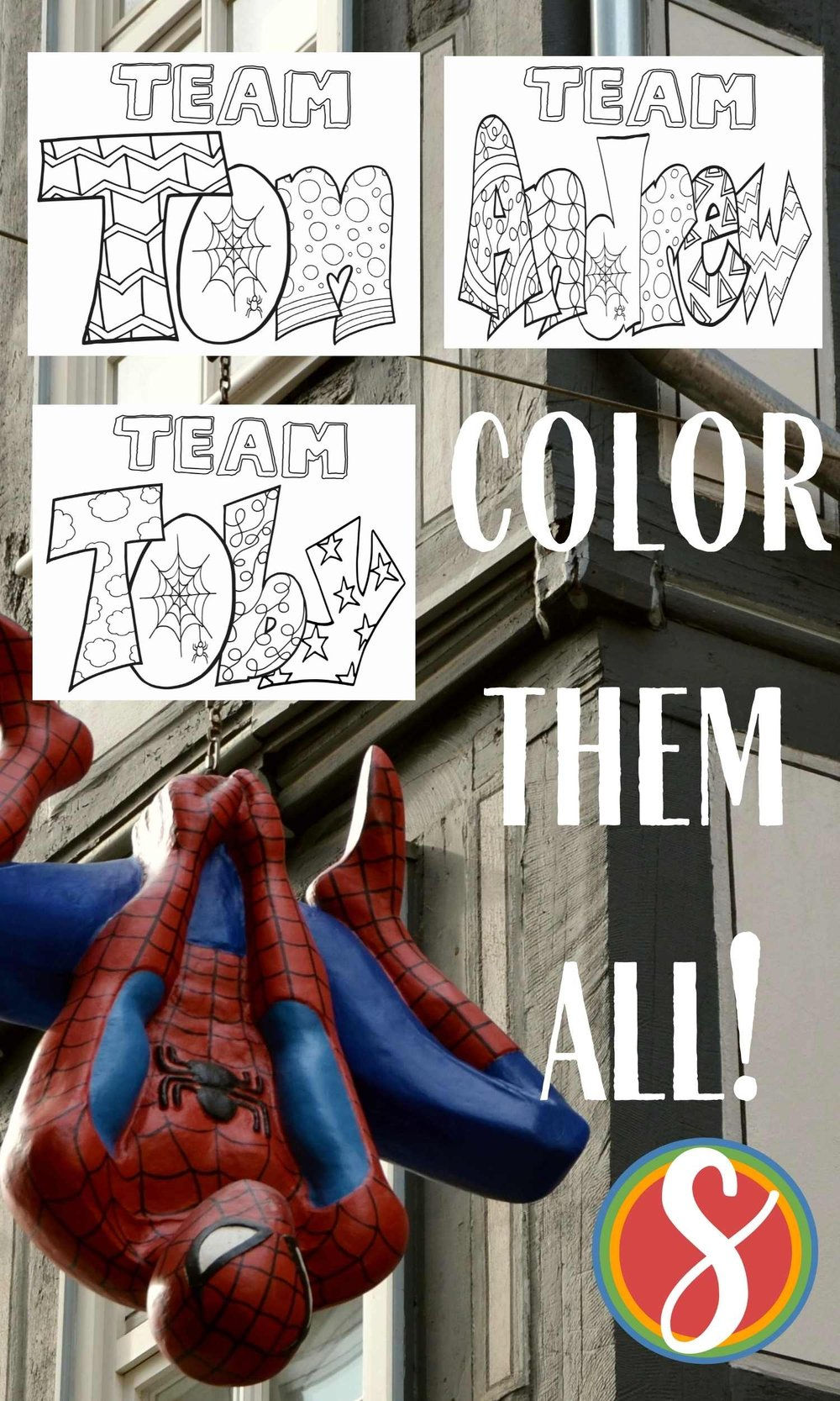 Wallpaper #sqVdOJMBVBiSkHCato0p449 Team Tobeyandrewtom Spiderman No Way Home Coloring Pages Stevie Doodles