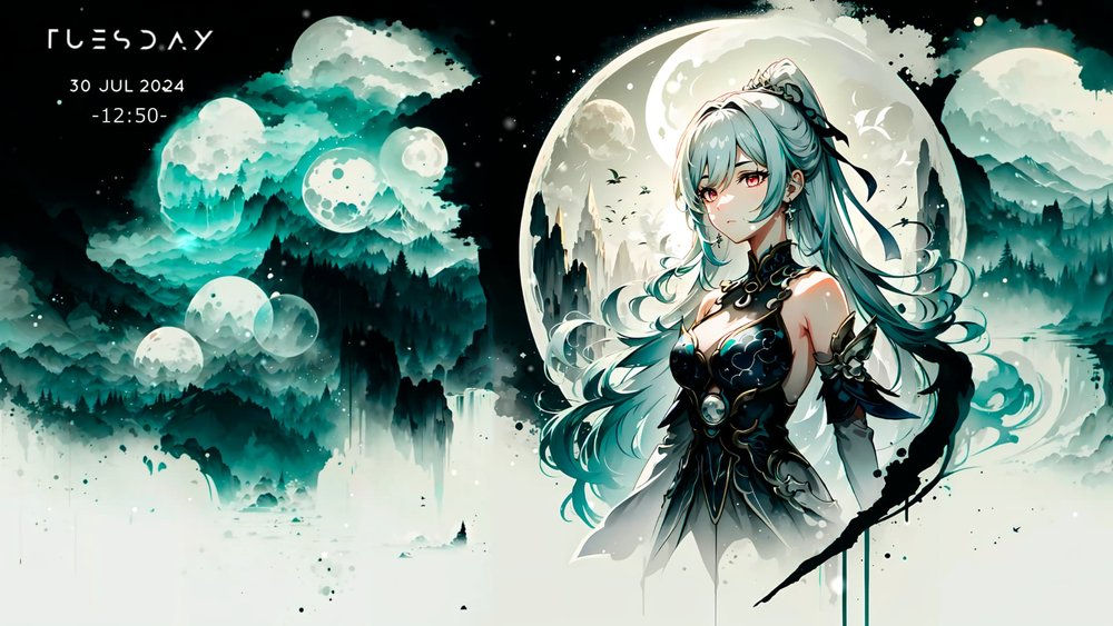 Wallpaper #Lbn33pIBJvJKYCmEEQh2370 Honkai Star Rail Ethereal Moonlight with Jingliu Animated Wallpaper