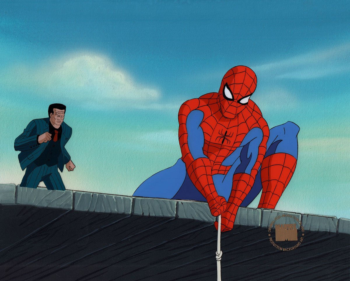 Wallpaper #RH3b8Y4Bnwiau_P63Arj24 Comic Mint Animation Art Spider Man the Animated Series 1994 1998