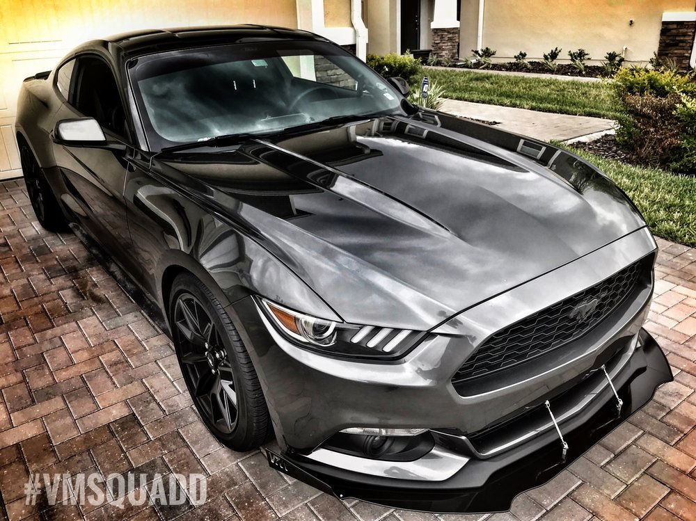 Wallpaper #SCwwSZMB0E1QgA7wuPIV84 2015 2017 Mustang Vm Front Splitter Aluminum Vega Motorworks