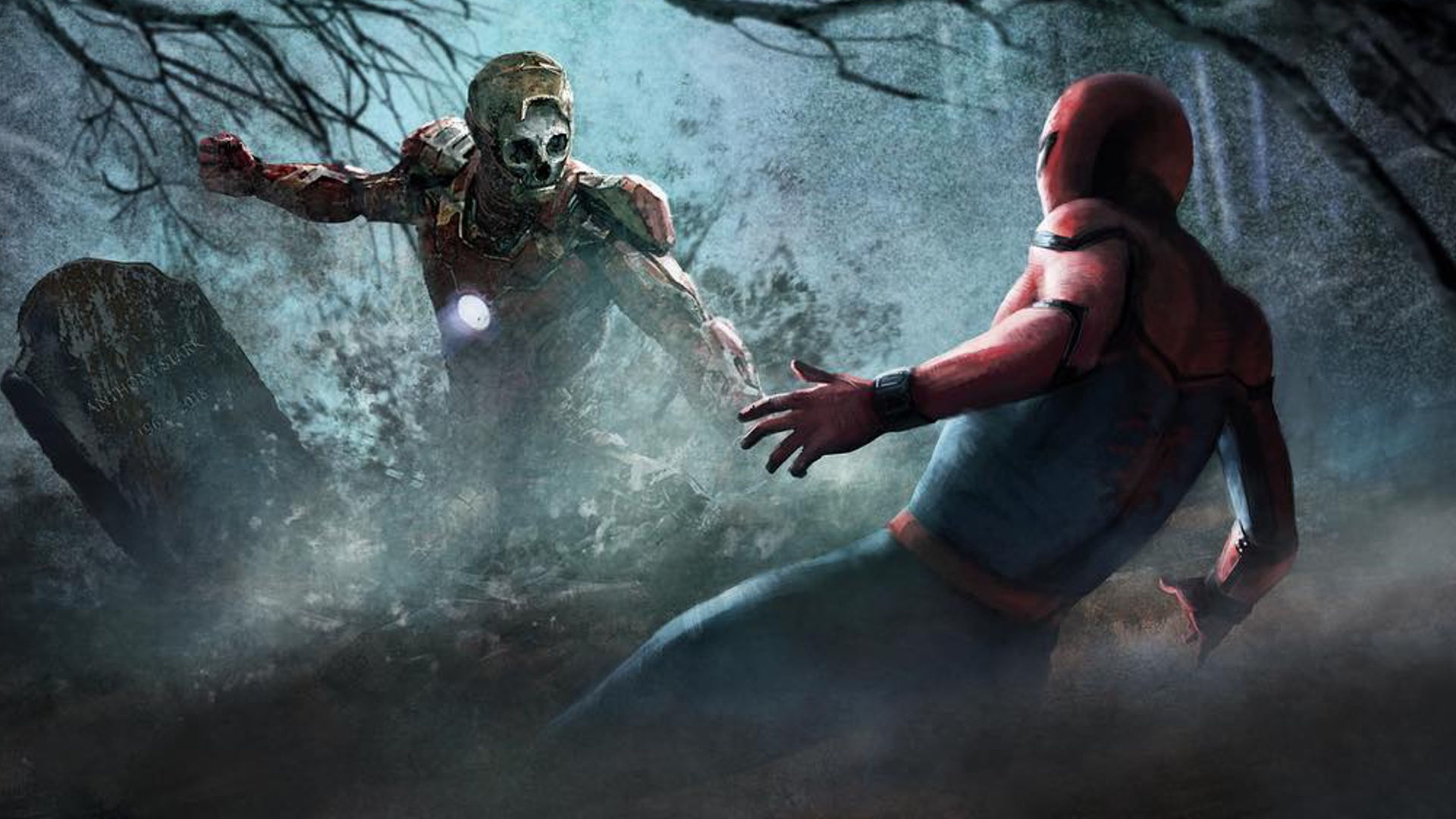 Wallpaper #P4JuQJMB0GiFKesMLcE2110 Killer Spider Man Far from Home Concept Art Includes Spidey Fighting