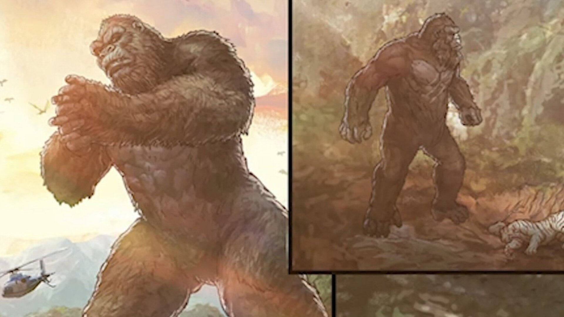 Wallpaper #nxmdLo8BtGB6xQ78YJVO34 Godzilla vs Kong Gets a Pg 13 Rating and Tie in Comic Art Shows a New