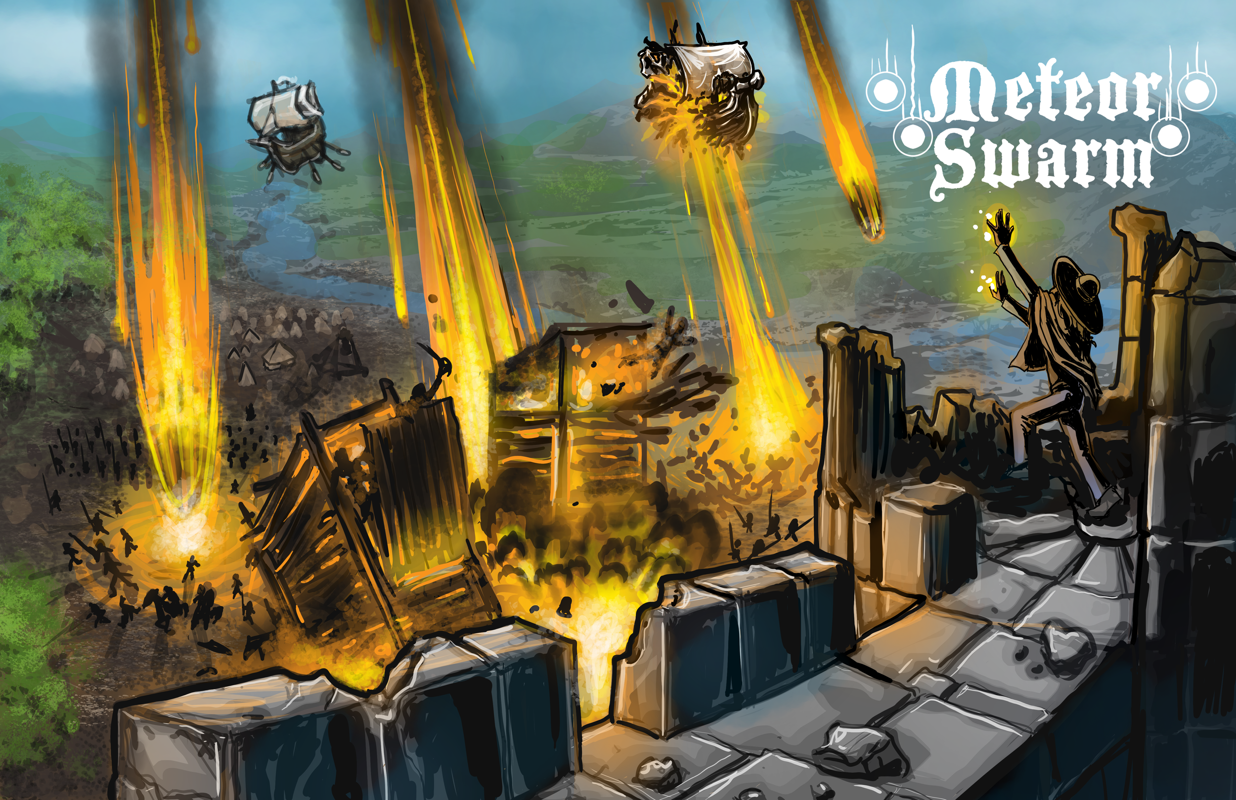 Wallpaper #mxm_HY8BtGB6xQ78GHdV34 Meteor Swarm 5e the Nuclear Option Caverns Creatures