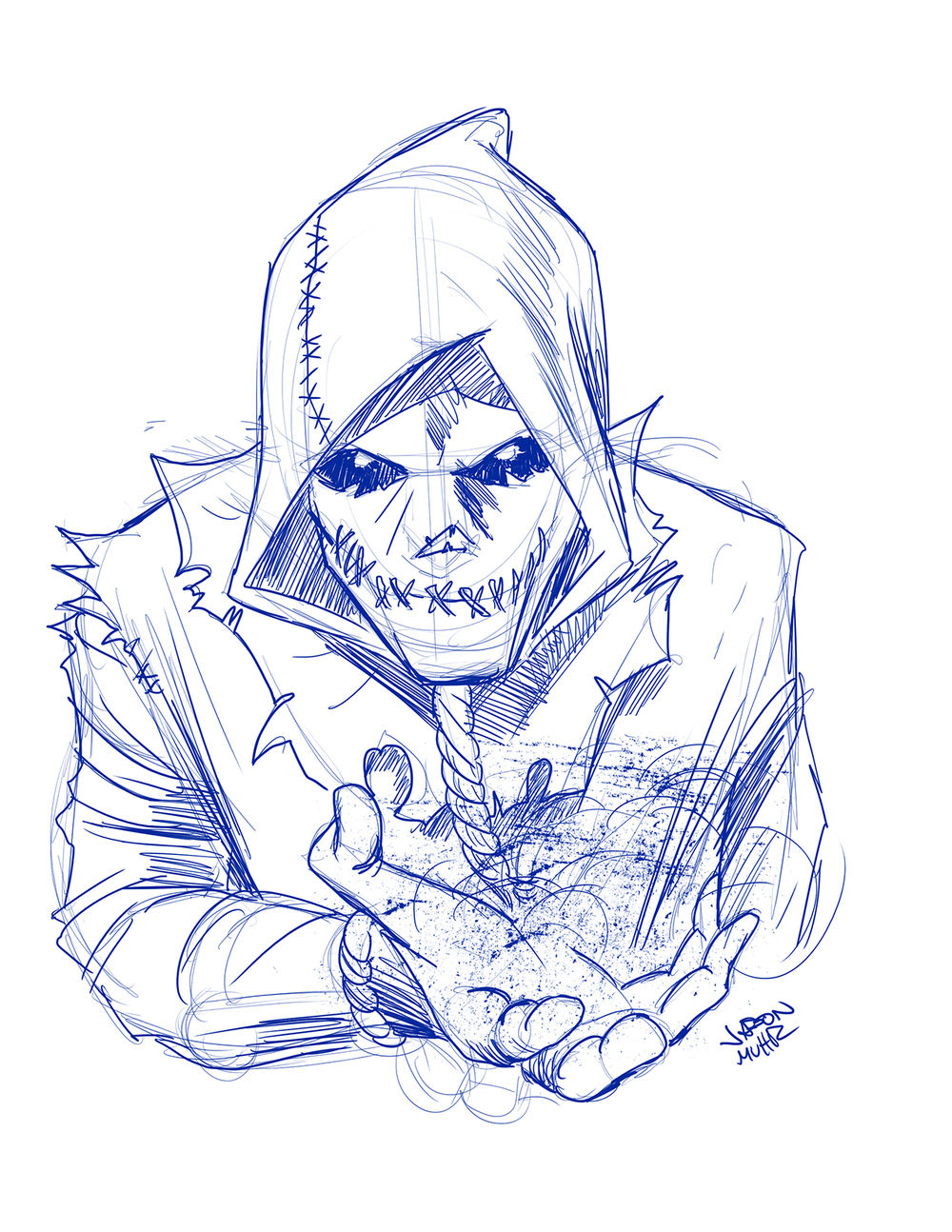 Wallpaper #NBlfHo8BtGB6xQ78fXmX18 Daily Sketch Scarecrow Jason Muhr Illustration Graphic Design