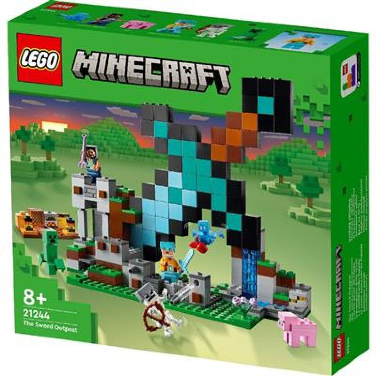 Wallpaper #T2fj7pIBSpphPi3-_l_-233 Lego Minecraft the Sword Outpost 21244 Game on Toymaster Store
