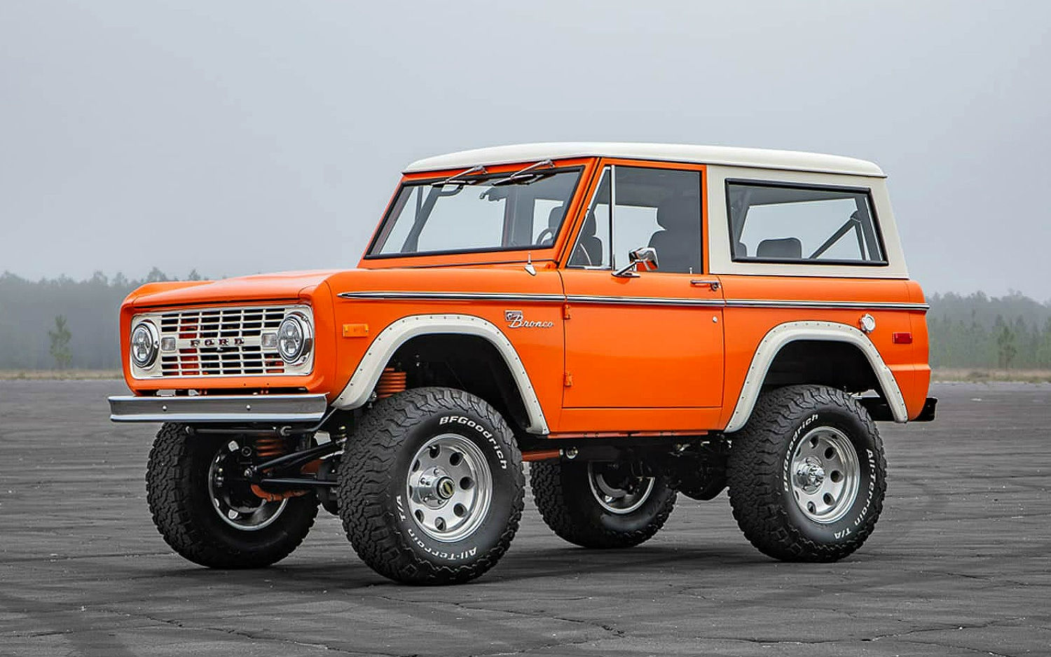 Wallpaper #gmeJ65IBSpphPi3-sEzK29 Velocity Restorations 1974 Ford Bronco Gearmoose