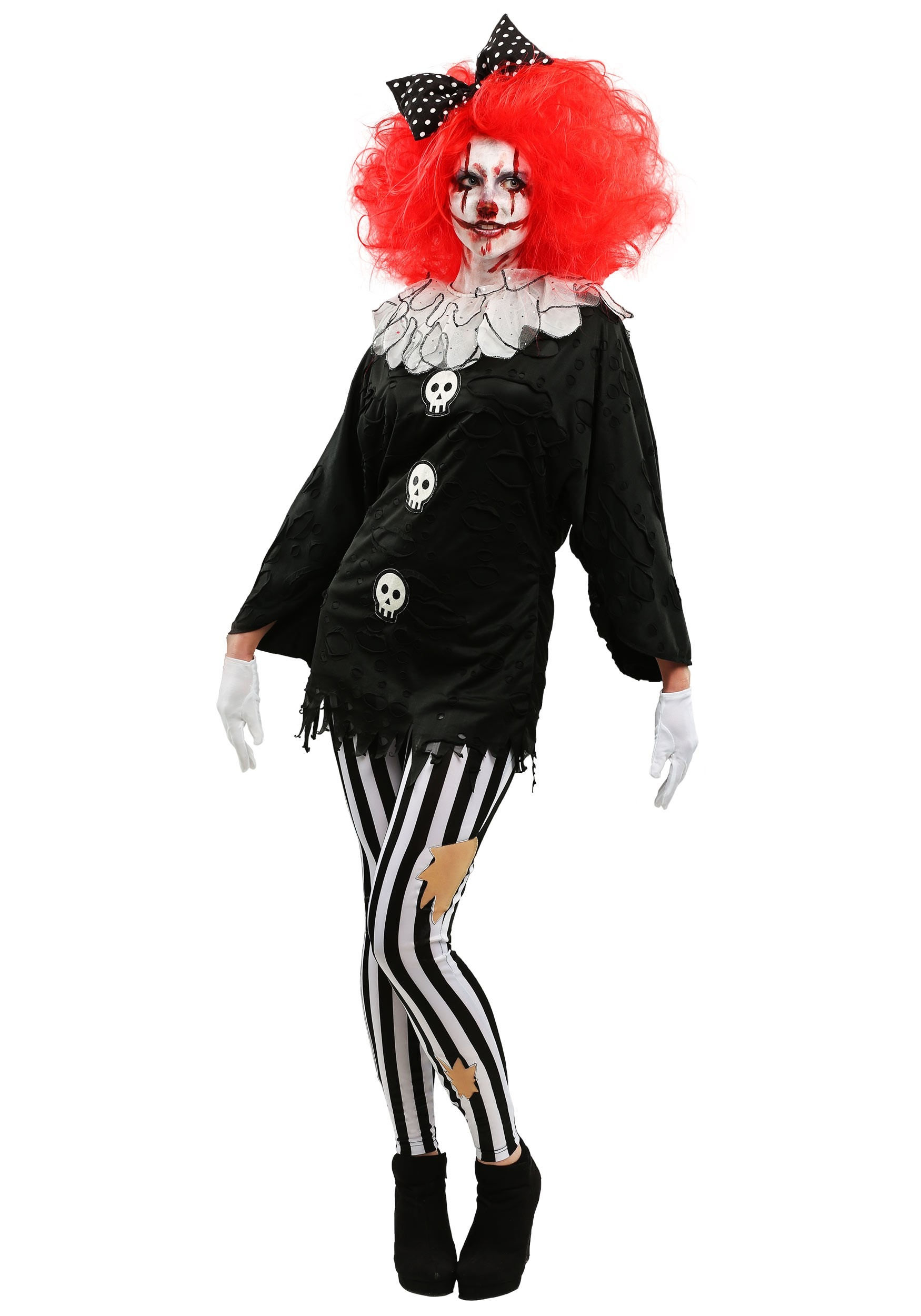 Wallpaper #pjEKNpMB5zzyi_yYC1hf222 Frightful Clown Costume for Women