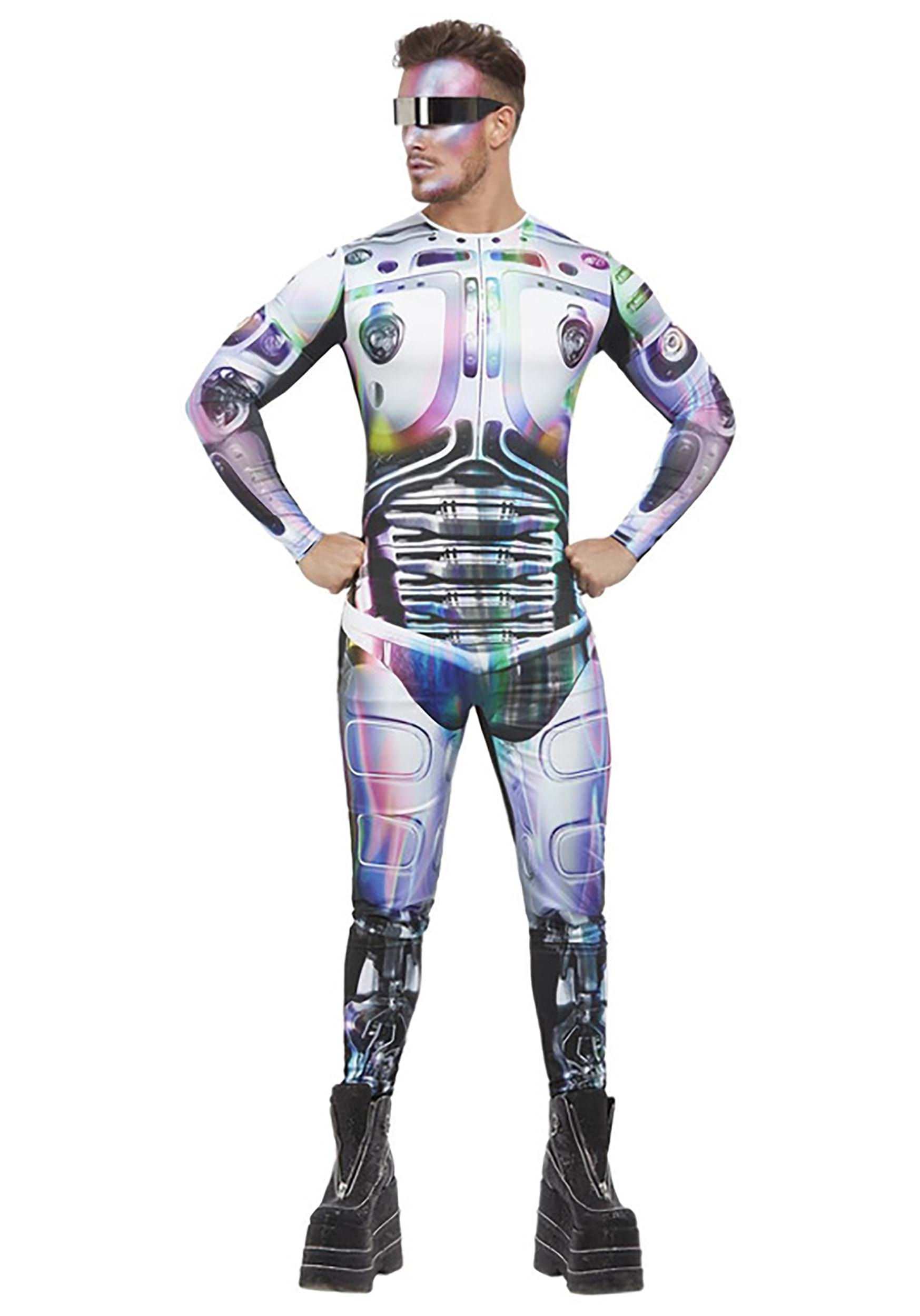Wallpaper #KX3M8Y4Bnwiau_P6Vwpj38 Metallic Cyber Mens Alien Costume