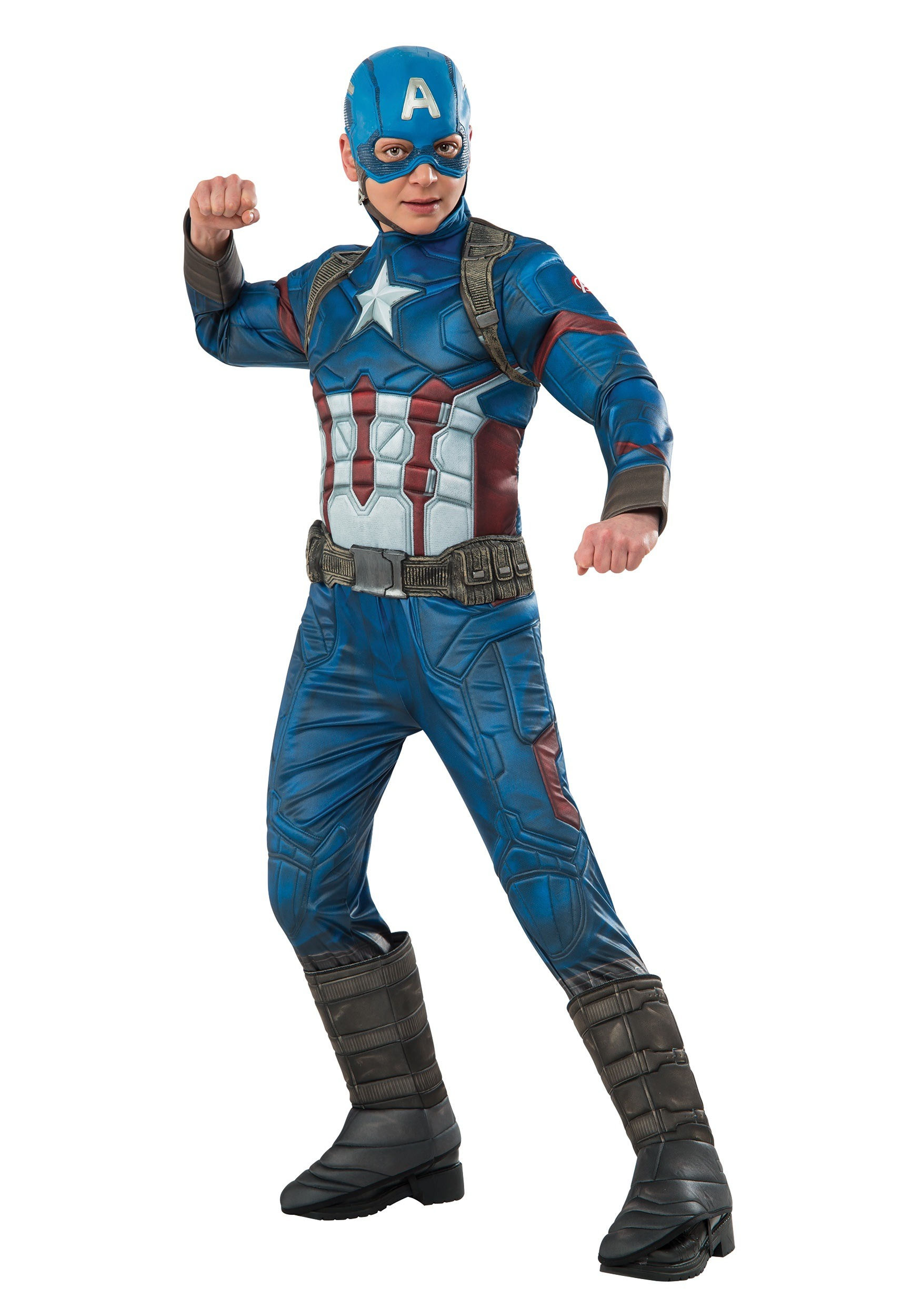 Wallpaper #O32V744Bnwiau_P6XAU940 Boys Elite Civil War Captain America Costume