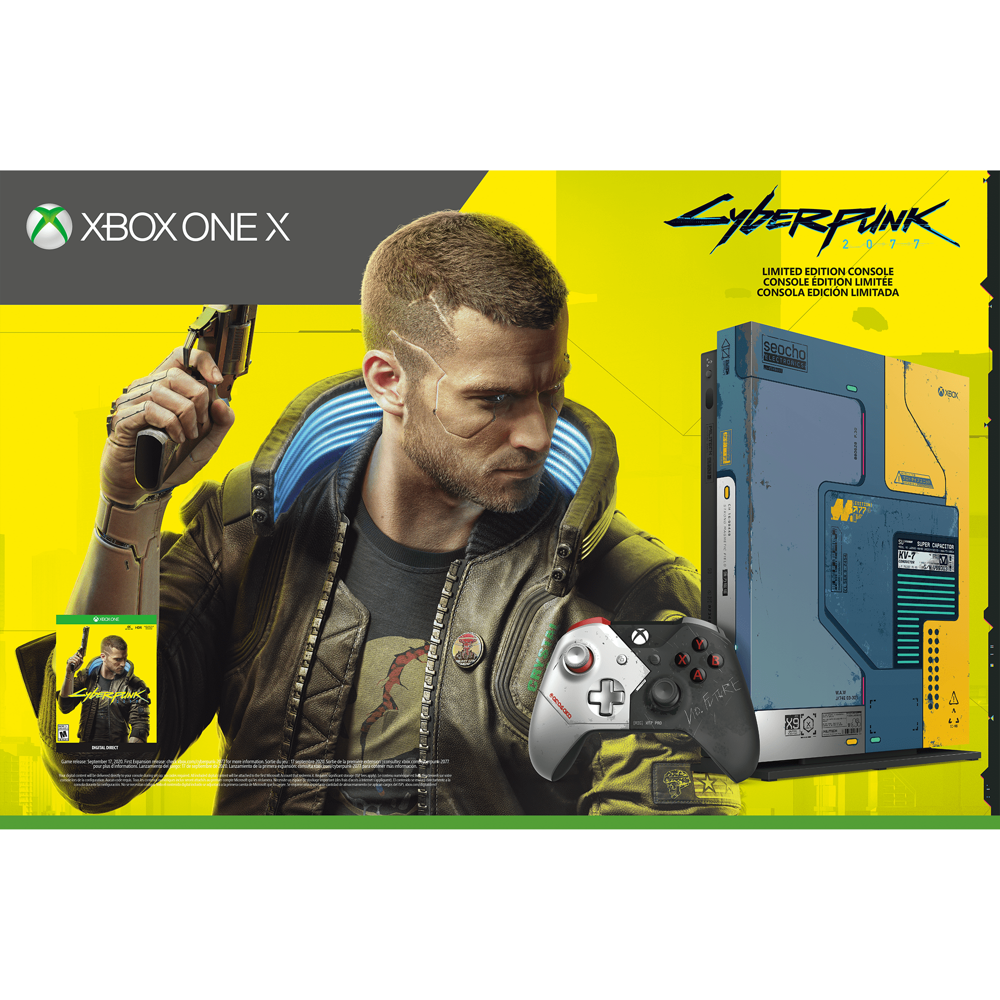 Wallpaper #b0KOPZMBOBpx0Nhma8Xi4 Xbox One X Cyberpunk 2077 Limited Edition Console 1tb Product Sage