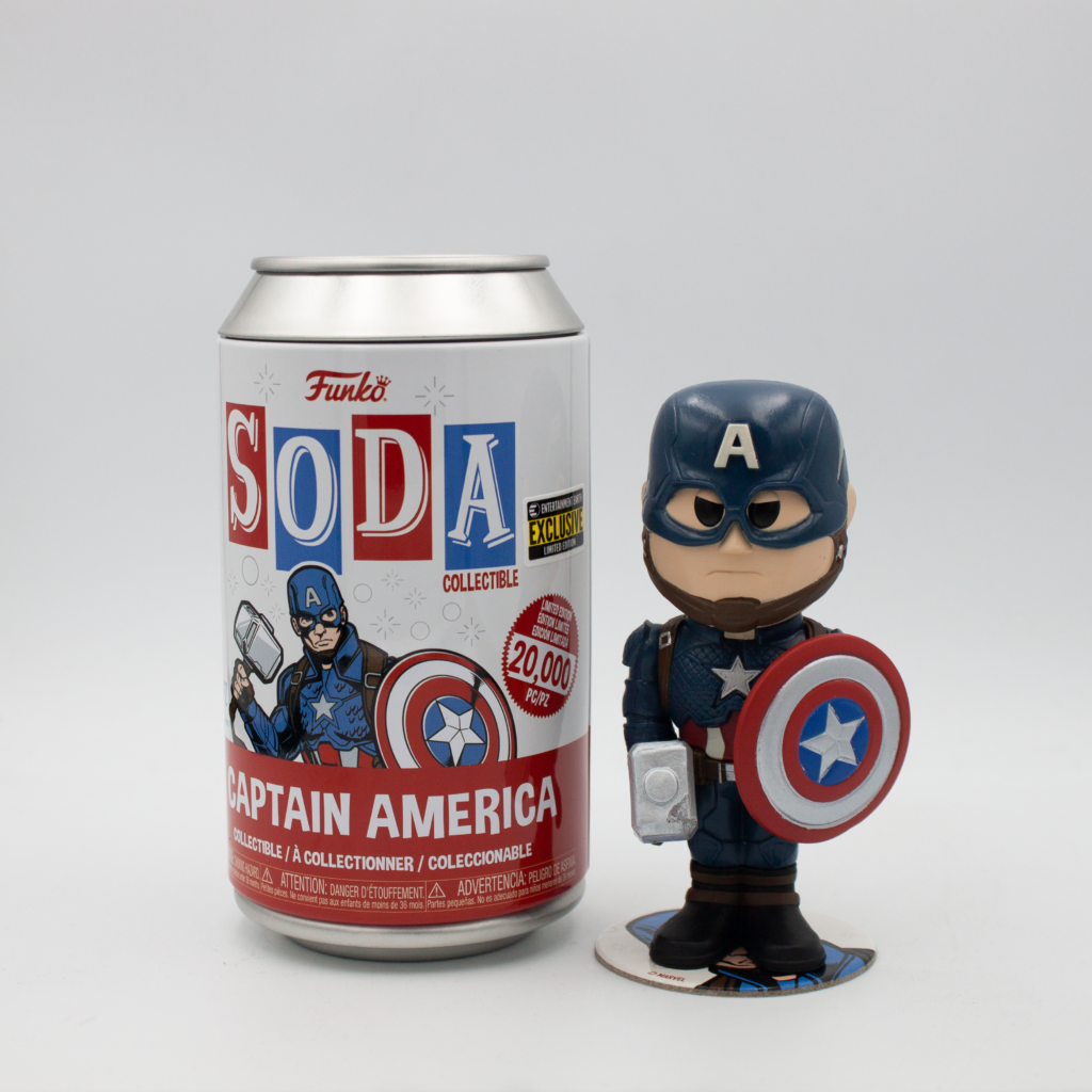 Wallpaper #5KV0OJMBVBiSkHCaSY0k28 Captain America Soda Ee Exclusive Opened Silver Toy Shop