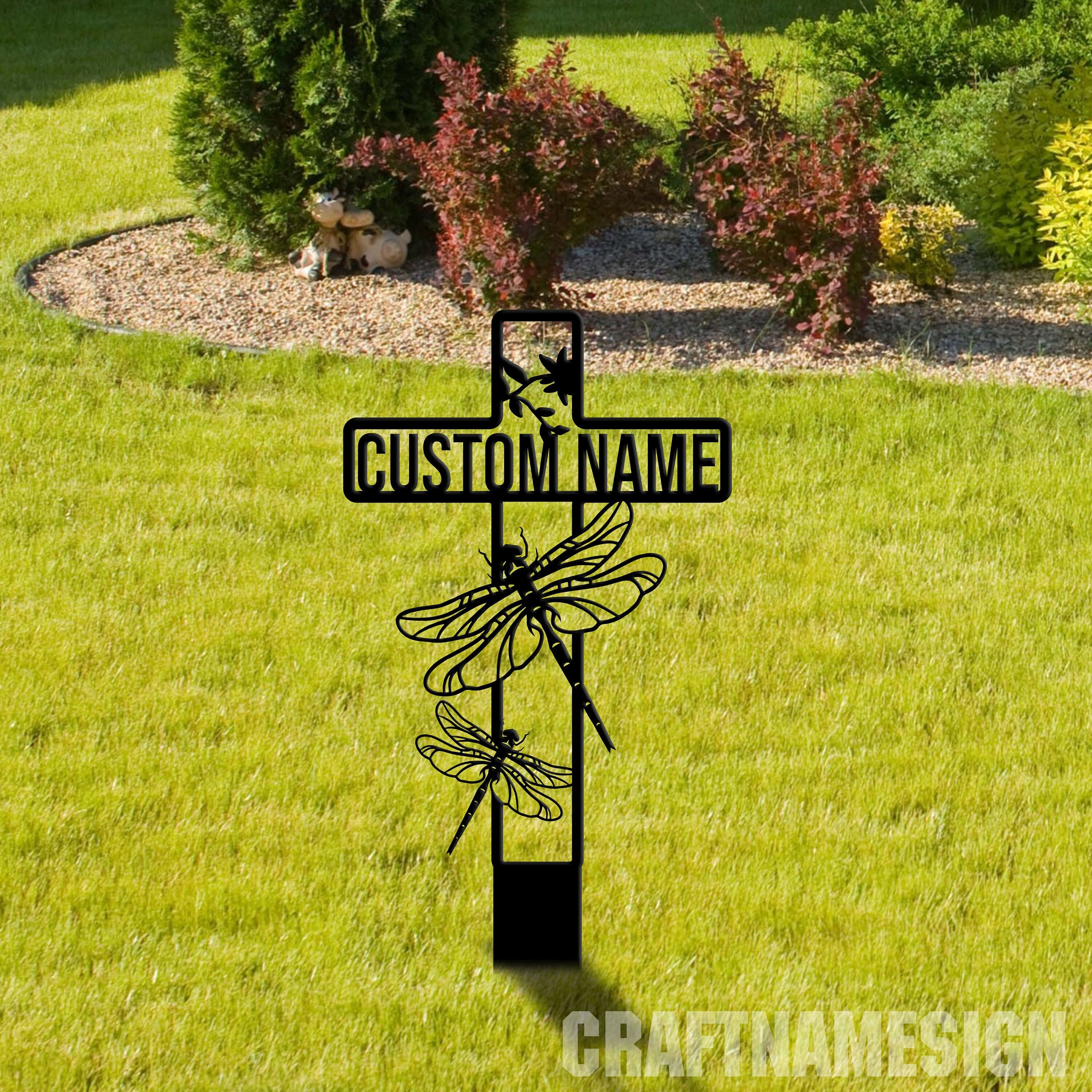 Wallpaper #s2dH-ZIBSpphPi3-74wo406 Custom Name Dragonfly Memorial Custom Metal Sign Craft Name Sign
