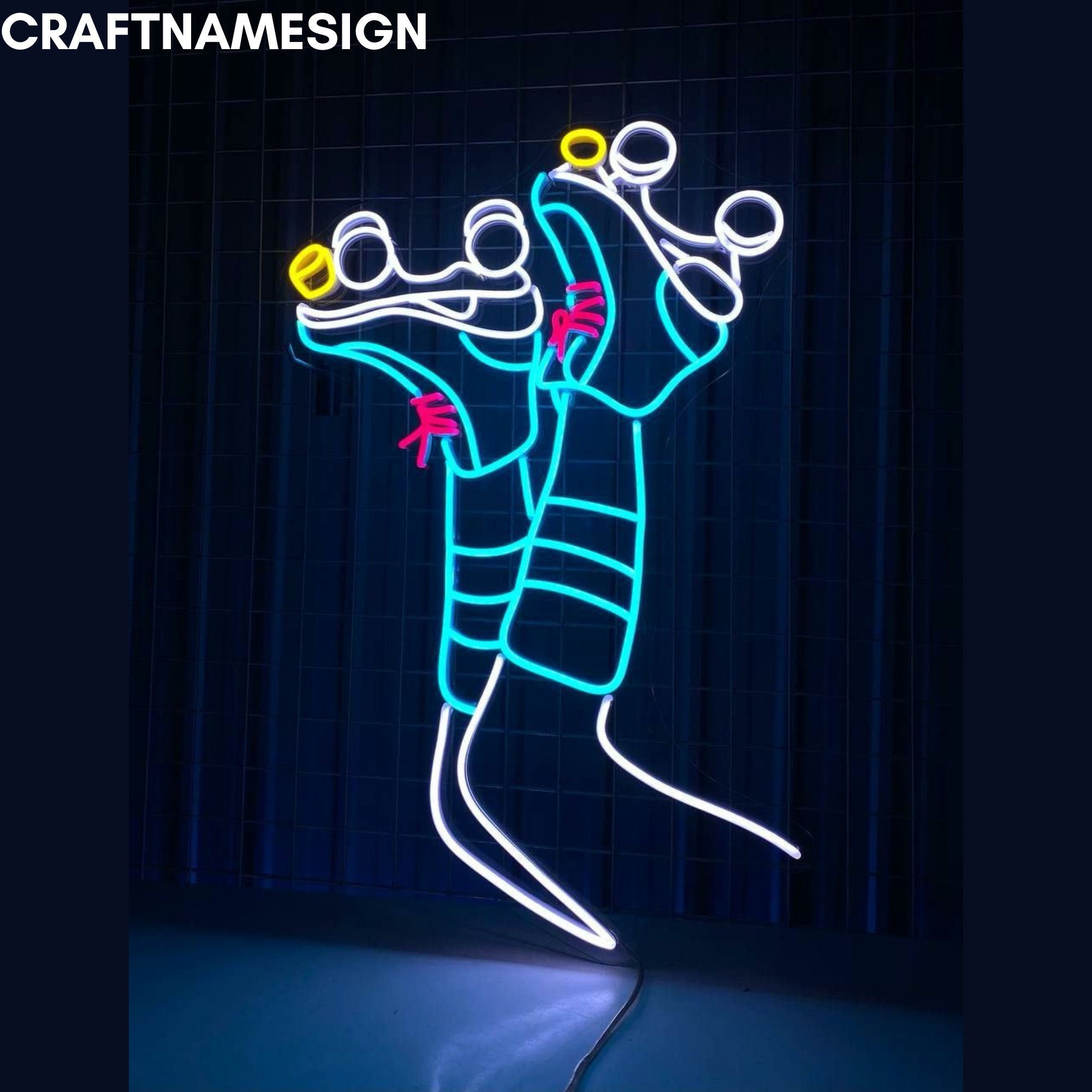 Wallpaper #s2dH-ZIBSpphPi3-74wo208 Girl Roller Skating LED Neon Sign Craft Name Sign