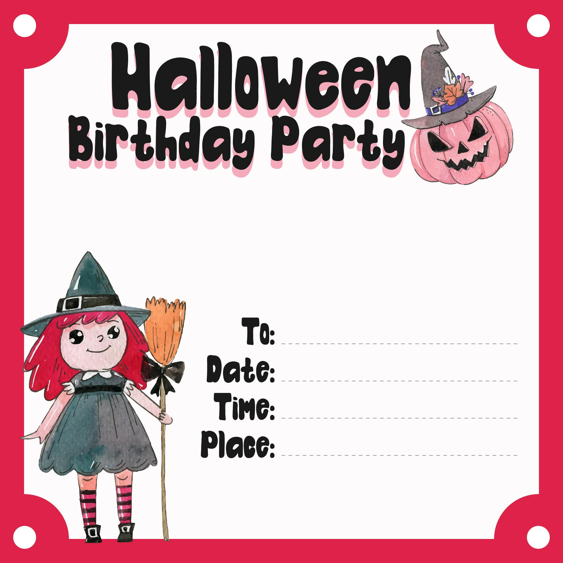 Wallpaper #ITHVNZMB5zzyi_yYzVif177 8 Best Images of Halloween Party Printable Birthday Invitations