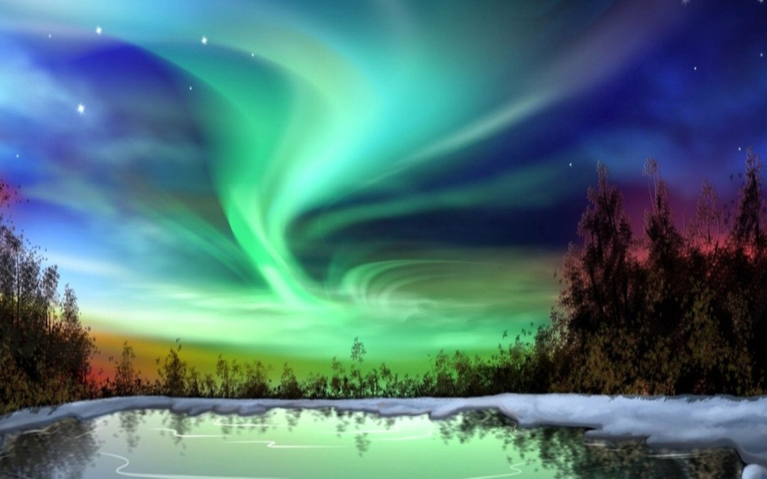 Wallpaper #9e7df 1920x1080 Aurora Northern Lights 4K Laptop Full HD 1080p HD 4K