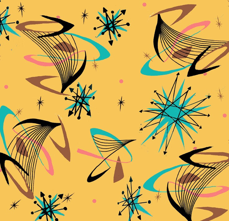 Wallpaper #2LgT3ZIBJvJKYCmEjv7f184 Retro Atomic Wallpaper Wallpapersafari